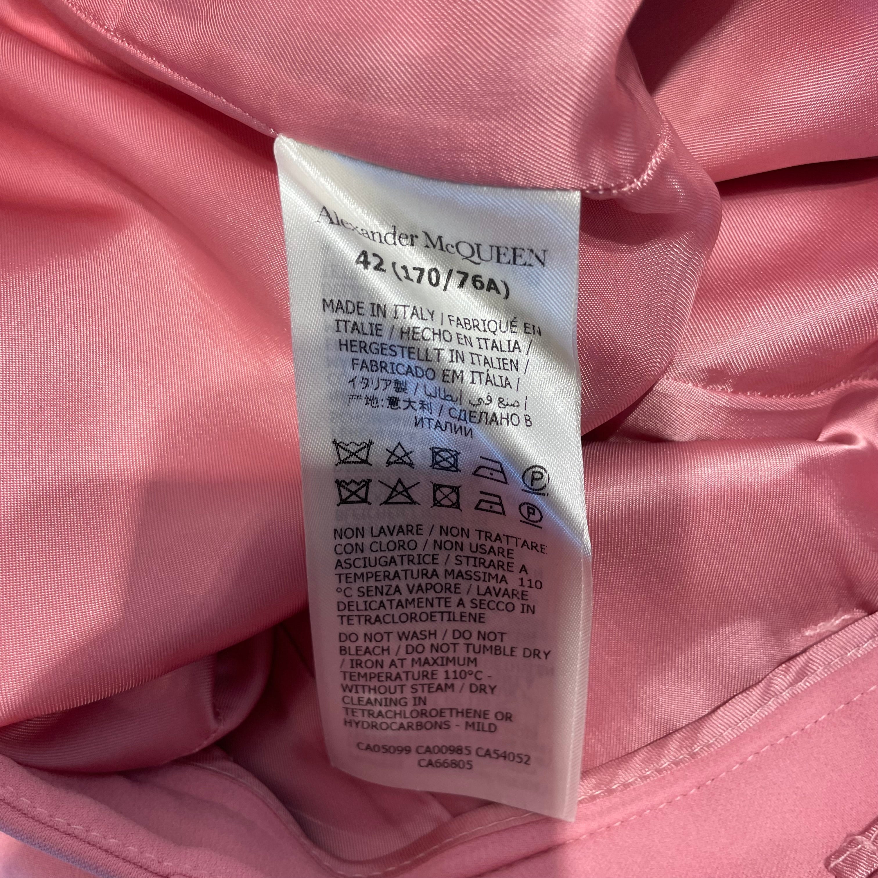 Alexander McQueen/Bottoms/Cotton/PNK/ view 4