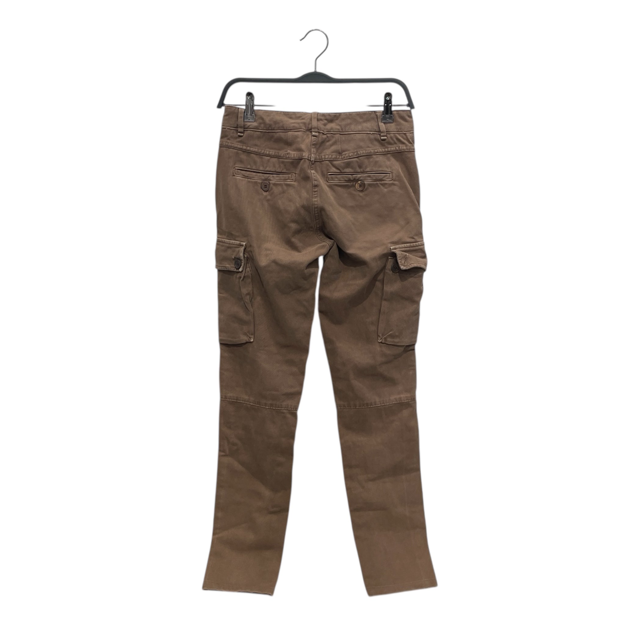 BRUNELLO CUCINELLI/Straight Pants/4/Cotton/BRW/PANELED CARGO view 2