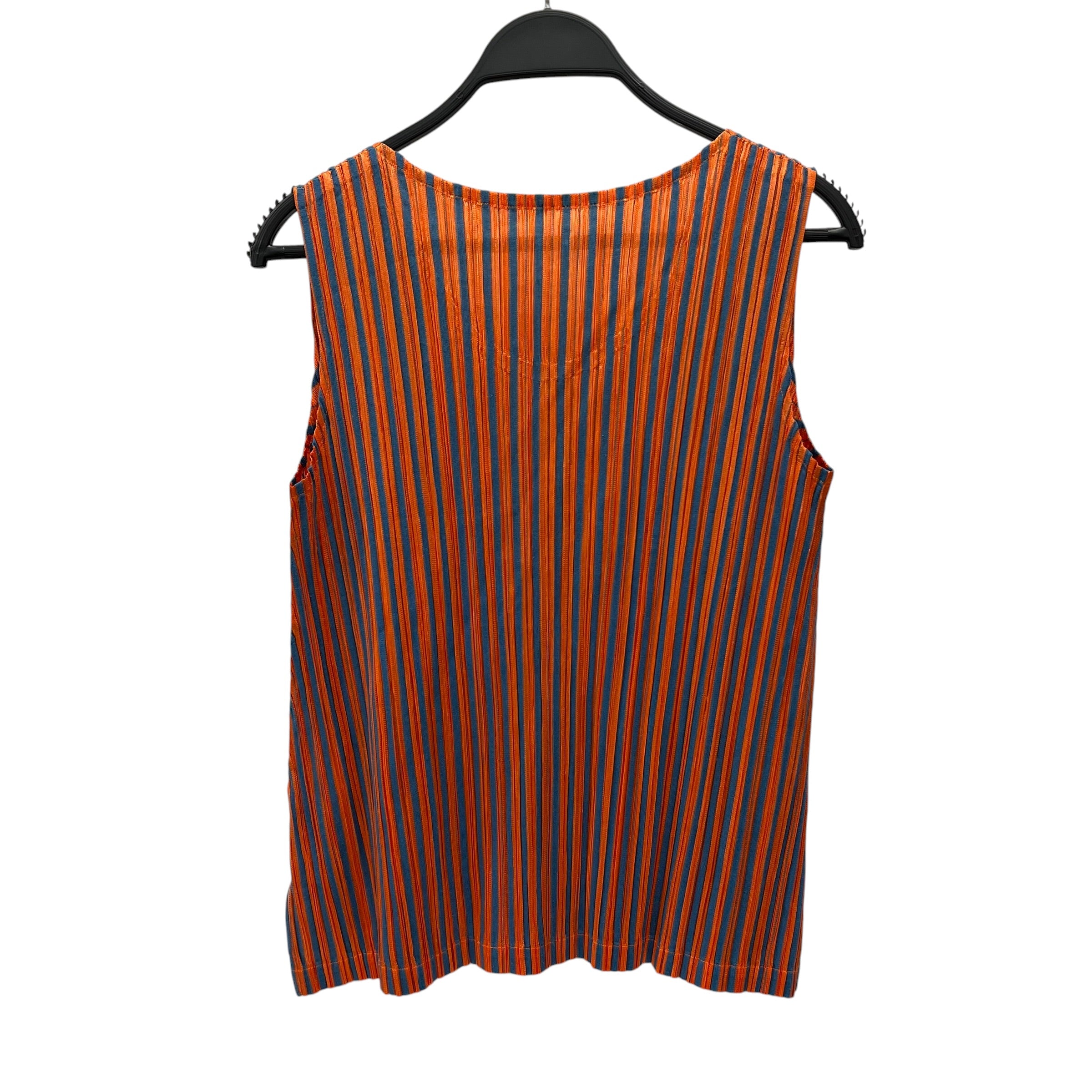 PLEATS PLEASE ISSEY MIYAKE/SL Cut & Sew/3/Stripe/Polyester/ORN/PP76-JK771 view 2