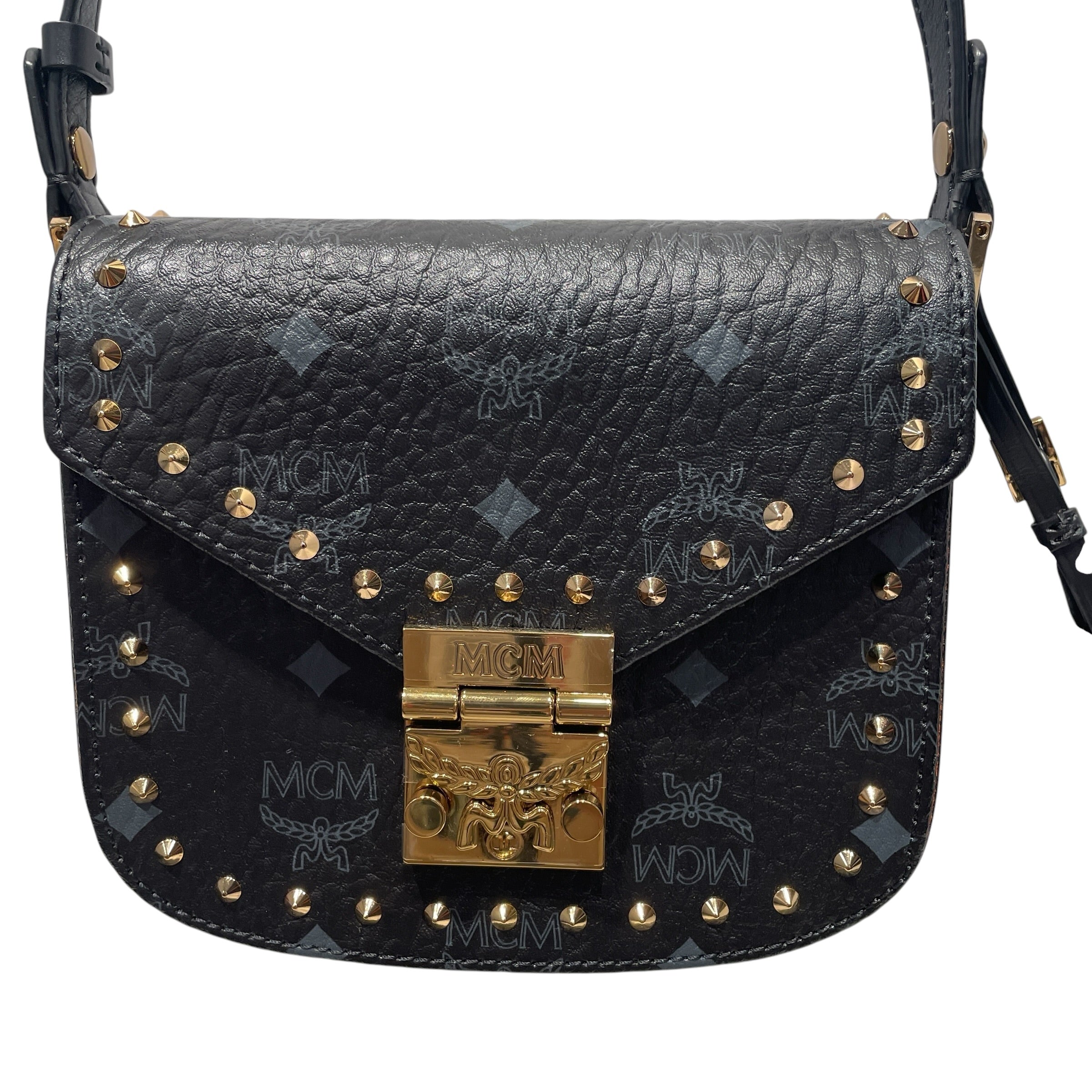 MCM/Cross Body Bag/Monogram/BLK/Patricia A6136 view 3