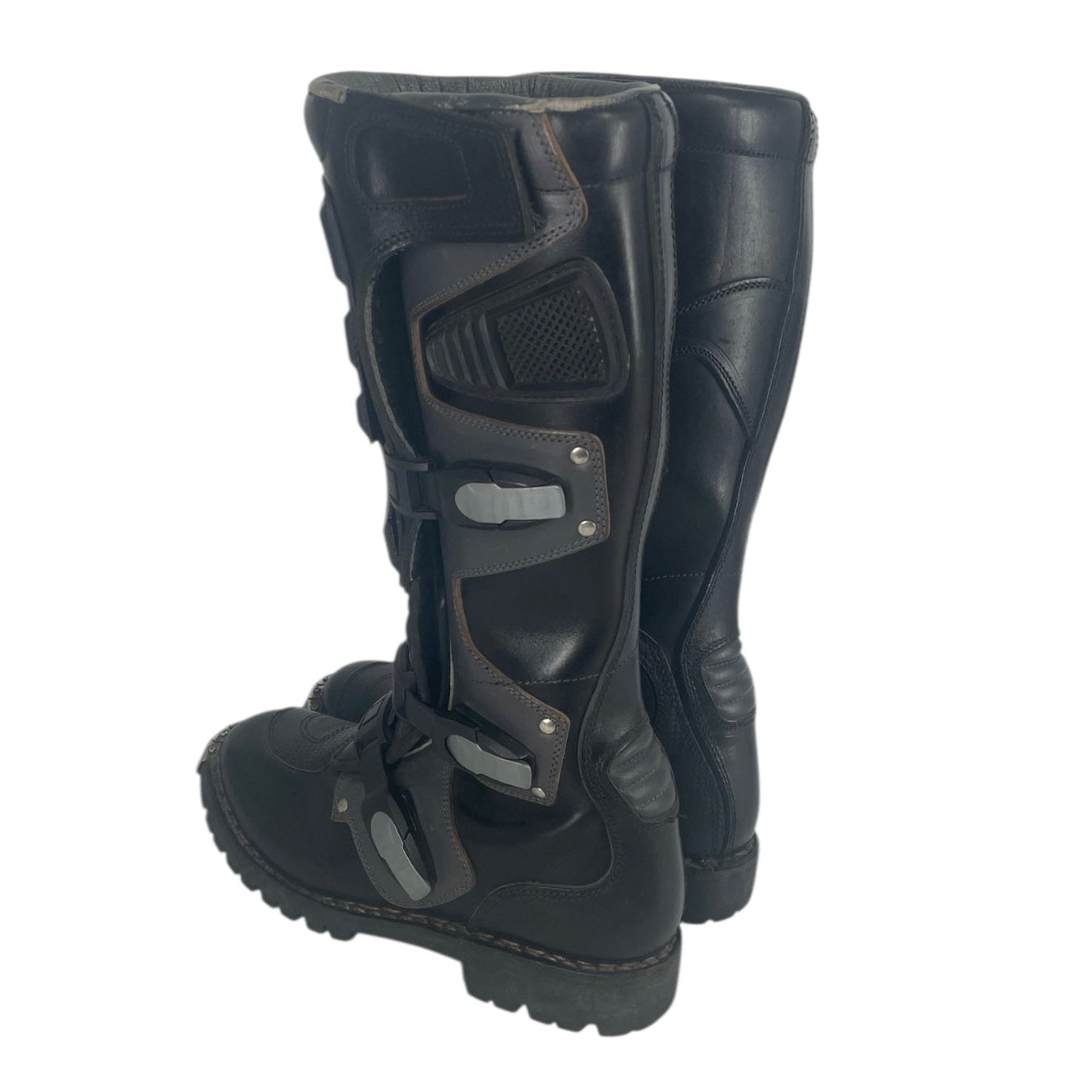 BALENCIAGA/Boots/EU 40/Leather/BLK/MOTOCROSS RIDER BOOT view 2