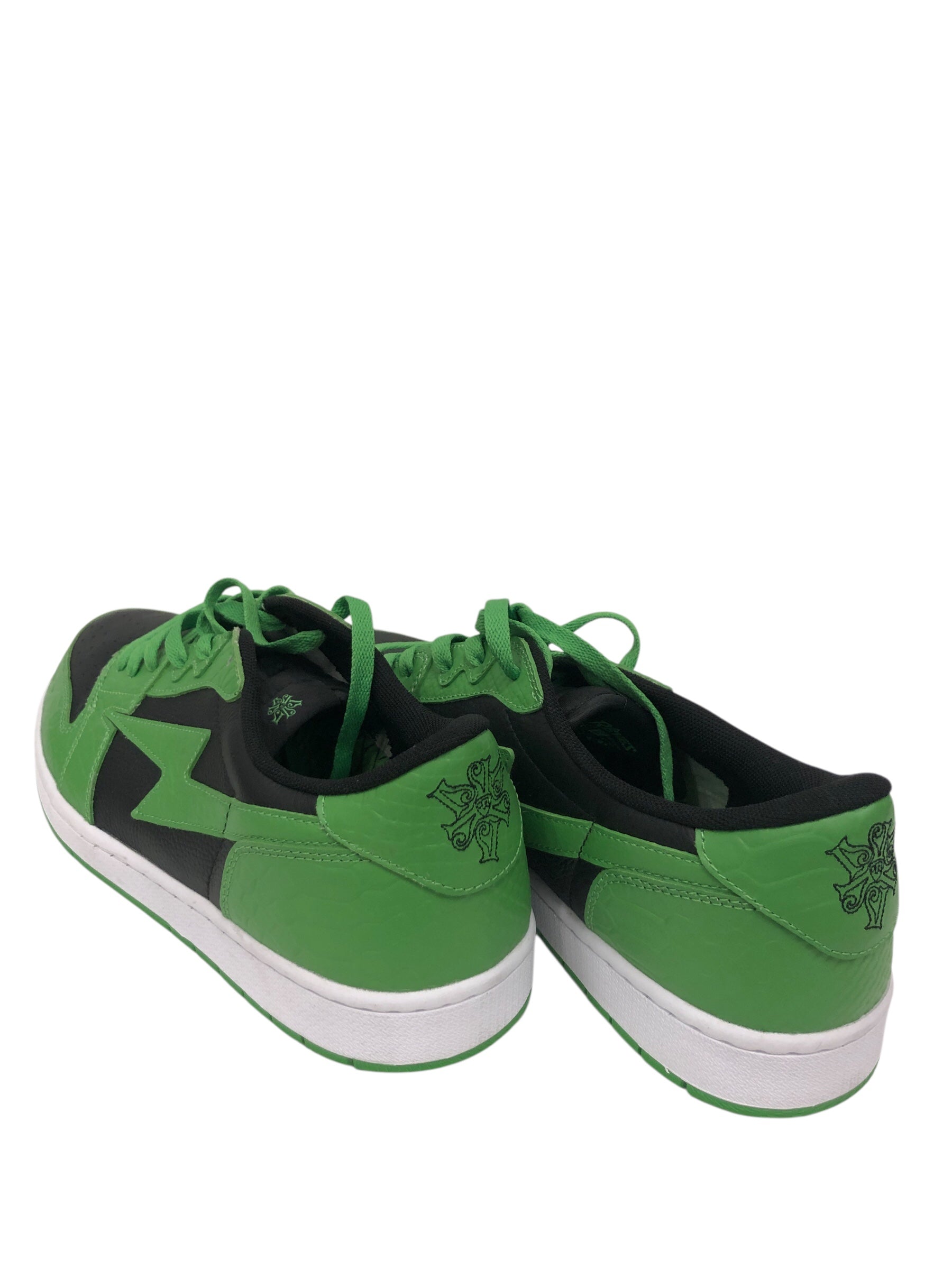 KOOL KIY/Hi-Sneakers/US 13/GRN/BLACK GREEN LOW TOP view 2