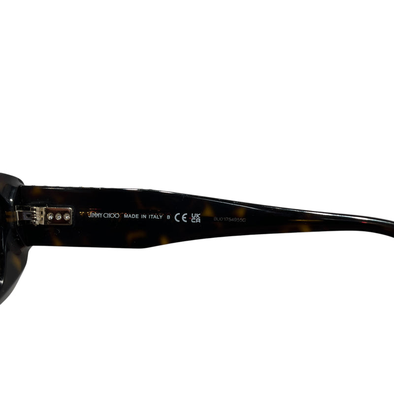 JIMMY CHOO/Sunglasses/OS/Tortoiseshell Pattern/BRW/Havana