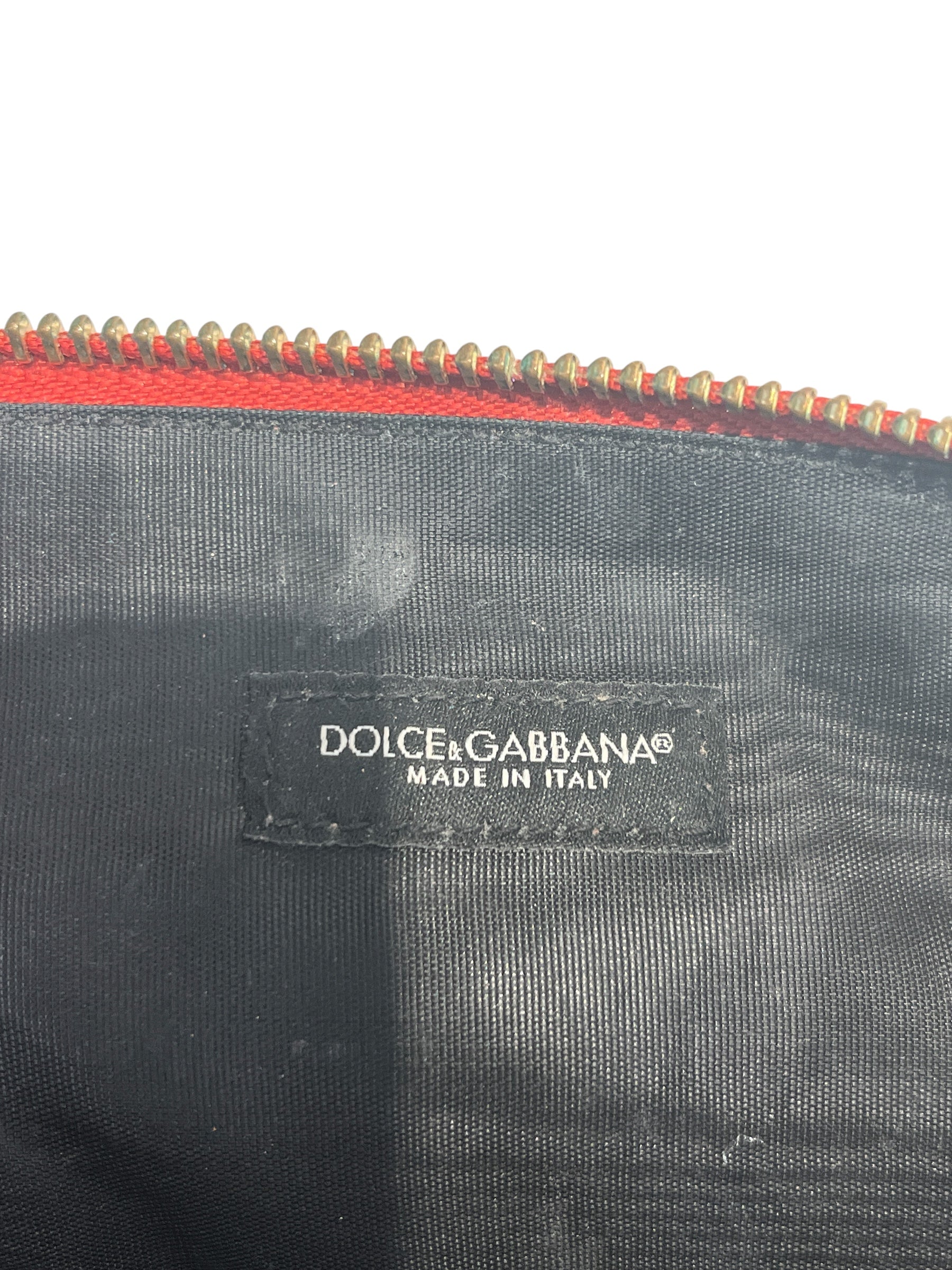 DOLCE&GABBANA/Clutch Bag/Graphic/Leather/RED/CASTLE CLUTCH view 4