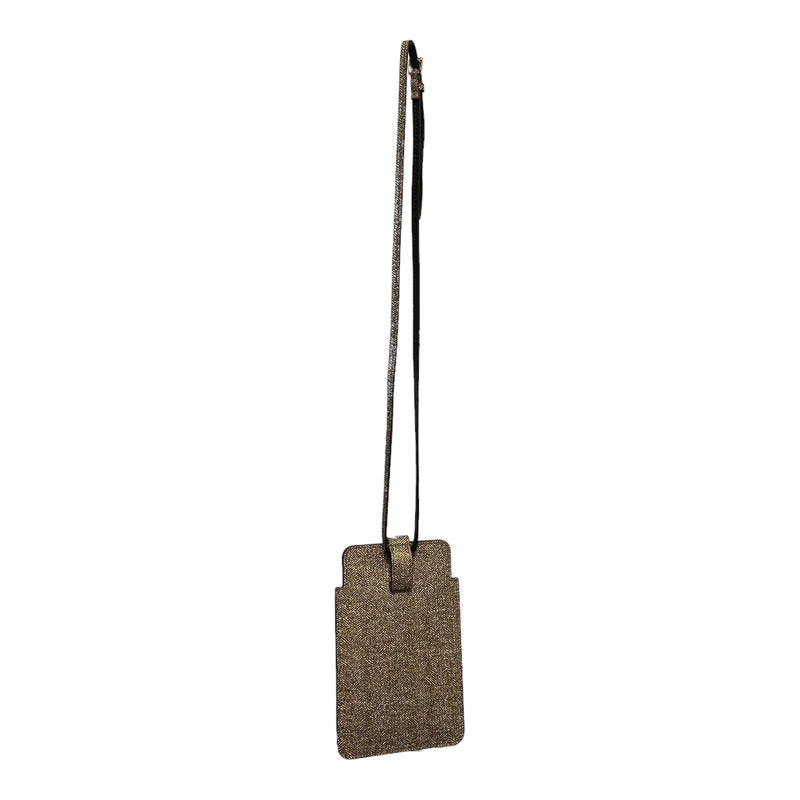 Maison Martin Margiela/OS/Glitter/Leather/GLD/PHONE HOLDER