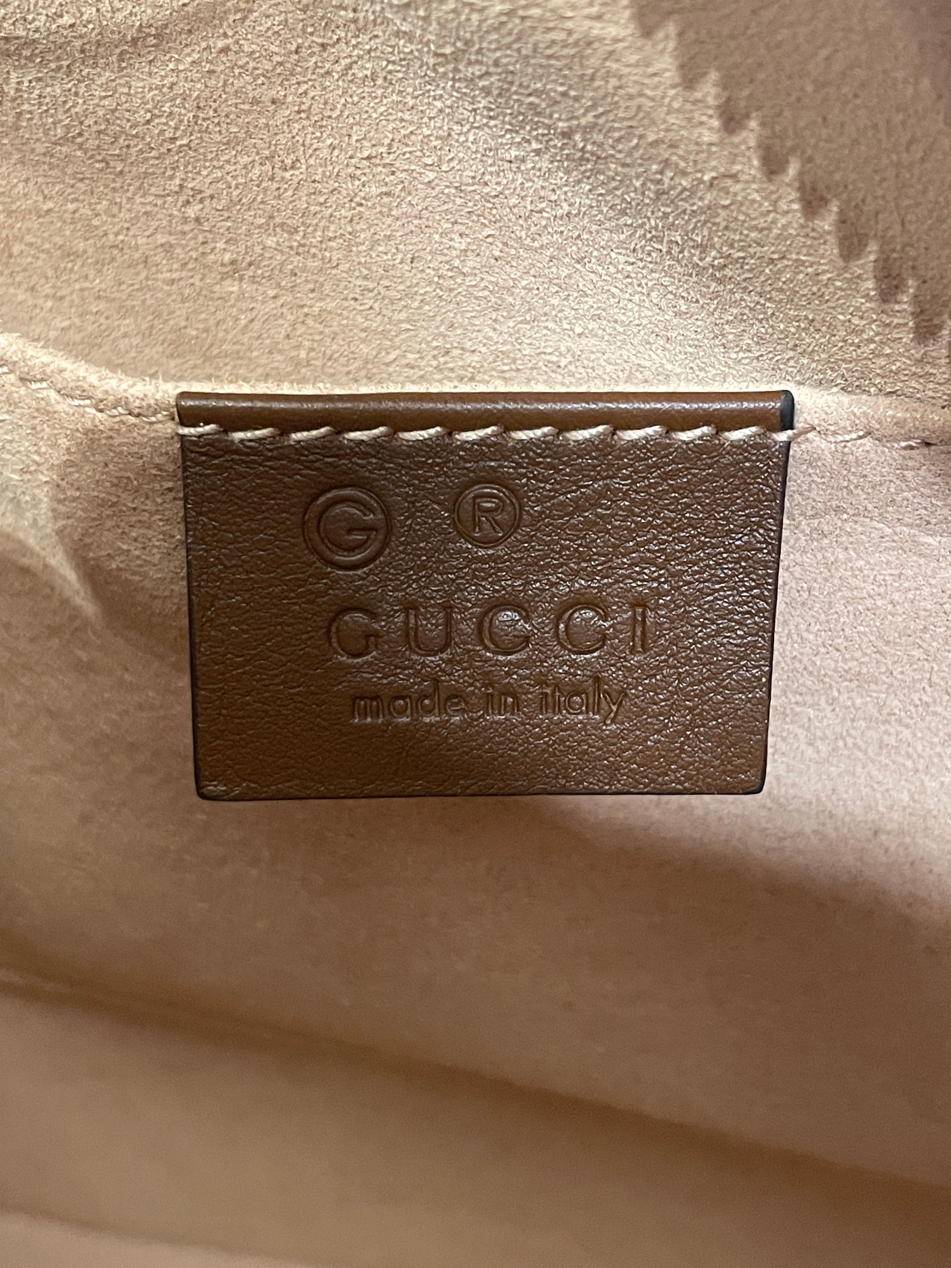 GUCCI/Cross Body Bag/Monogram/Leather/BRW/CROSS BODY COATED CANVAS view 4