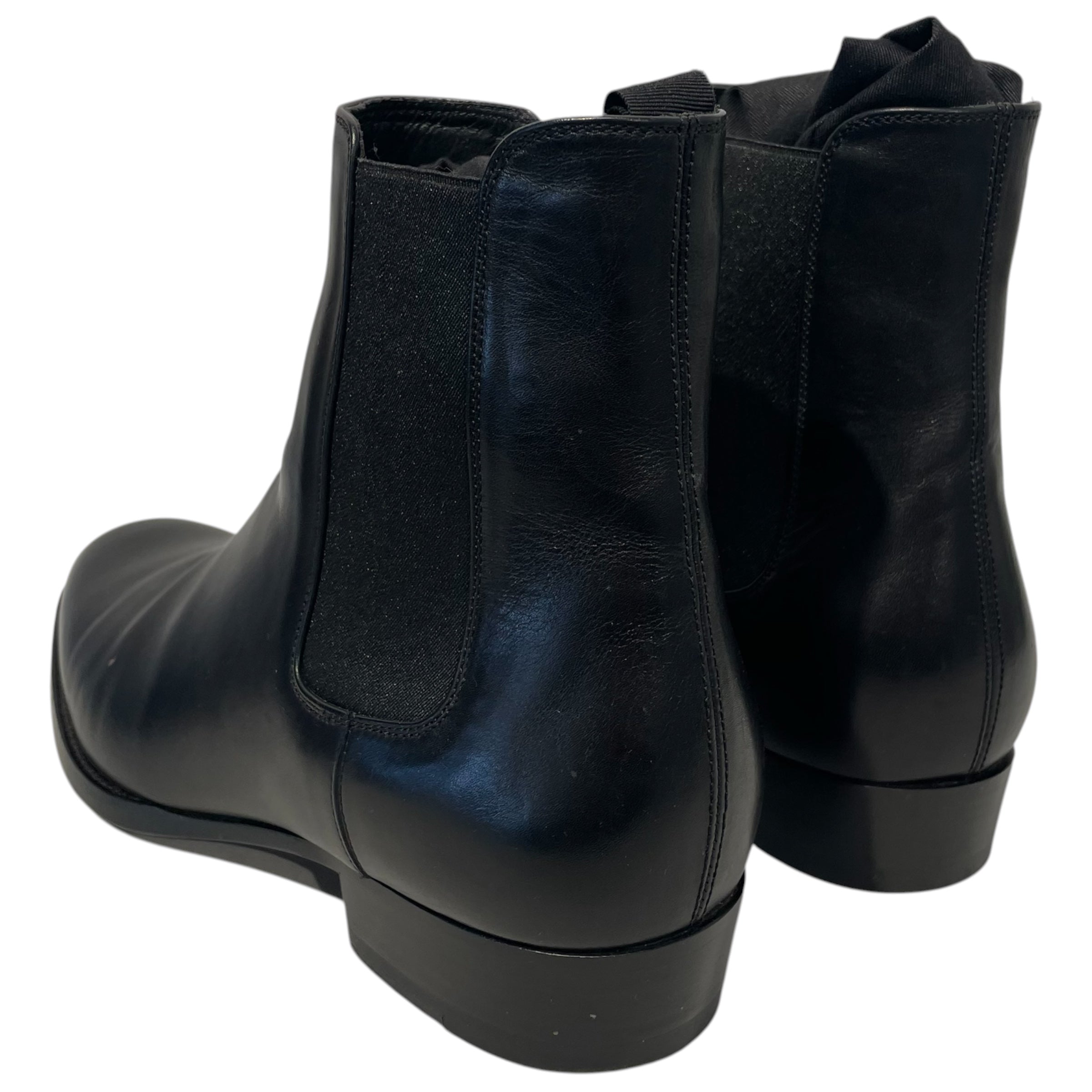 SAINT LAURENT/Boots/EU 41/Leather/BLK/saint laurent wyatt chelsea view 2