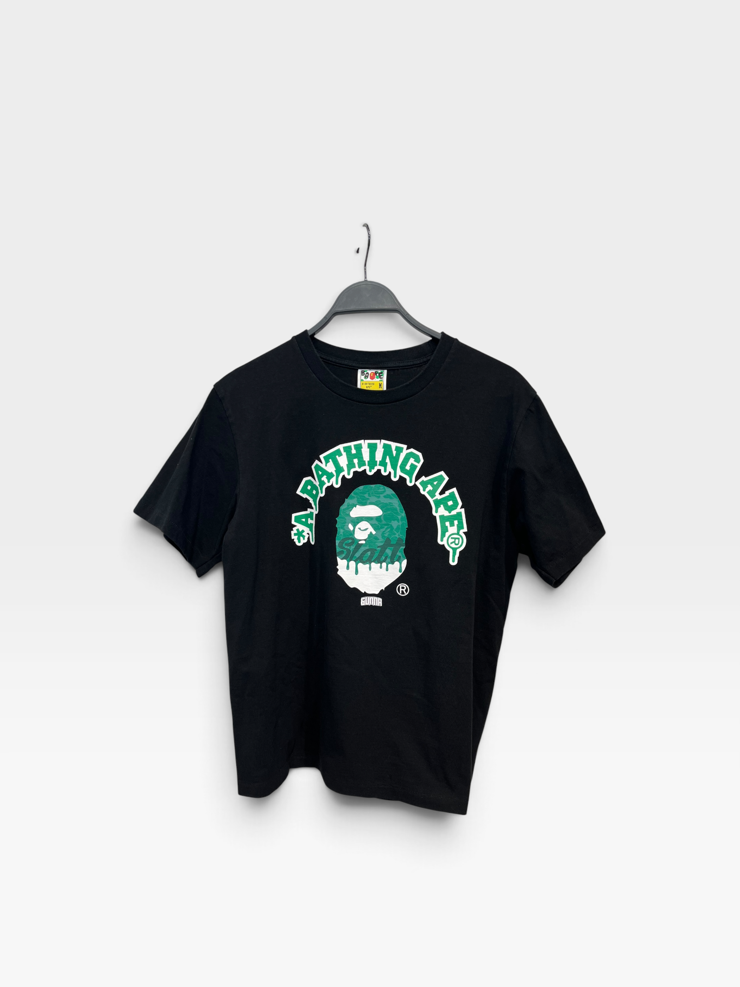 A BATHING APE/T-Shirt/M/Cotton/BLK/GUNNA SLATT TEE view 1
