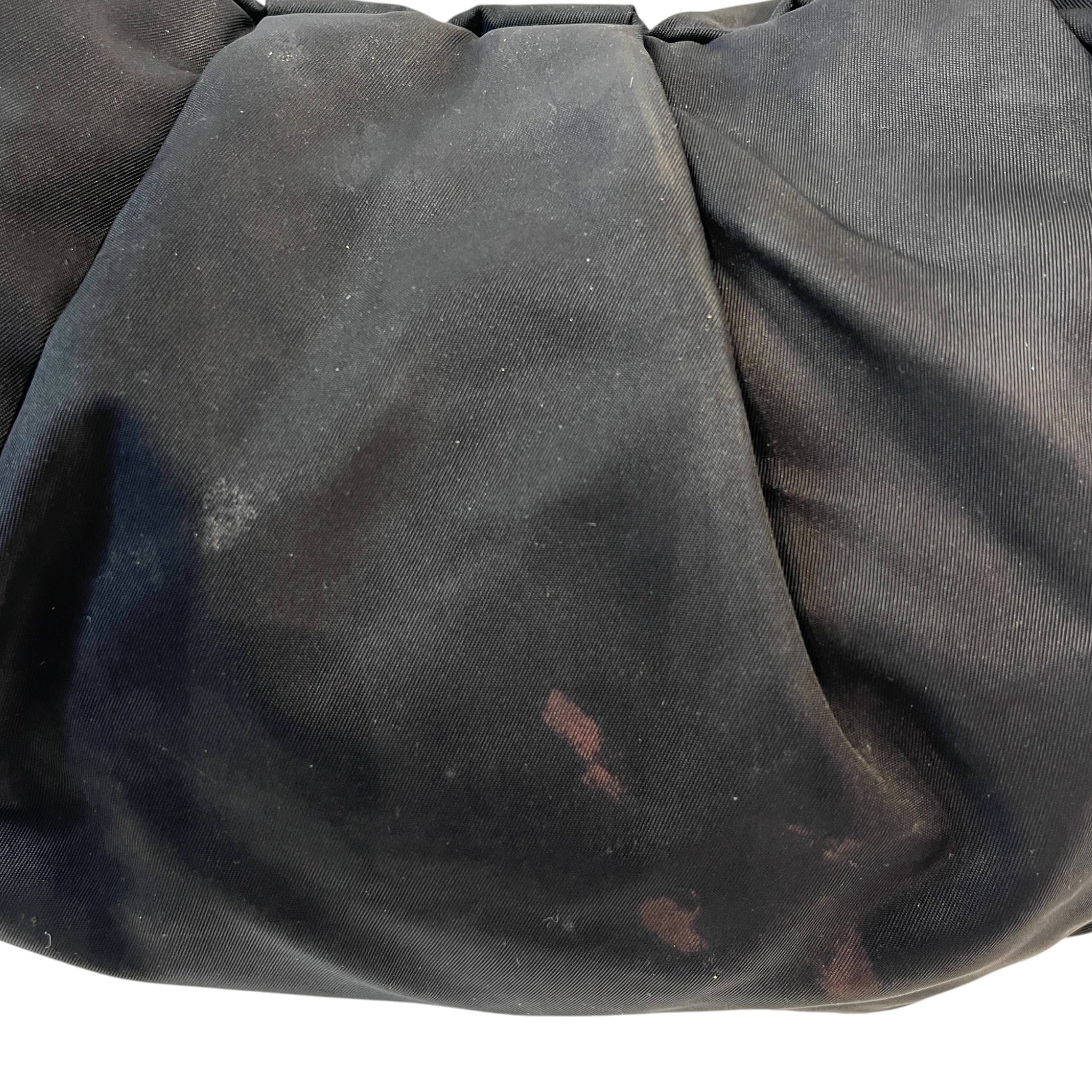 PRADA/Bag/Nylon/BLK/Pleated Tessuto Hobo view 6