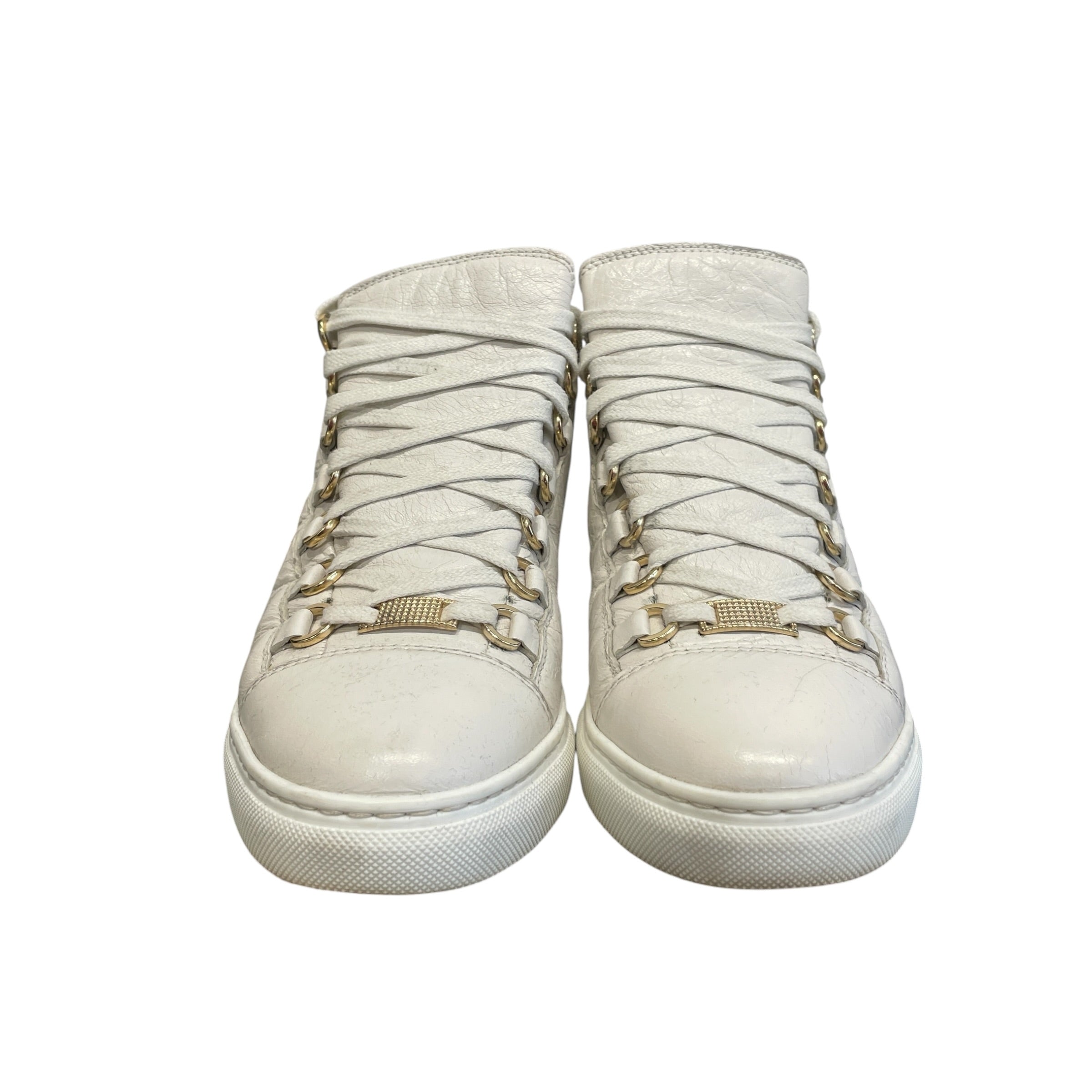 BALENCIAGA/Low-Sneakers/EU 37/Leather/WHT/BALENCIAGA ARENA view 3