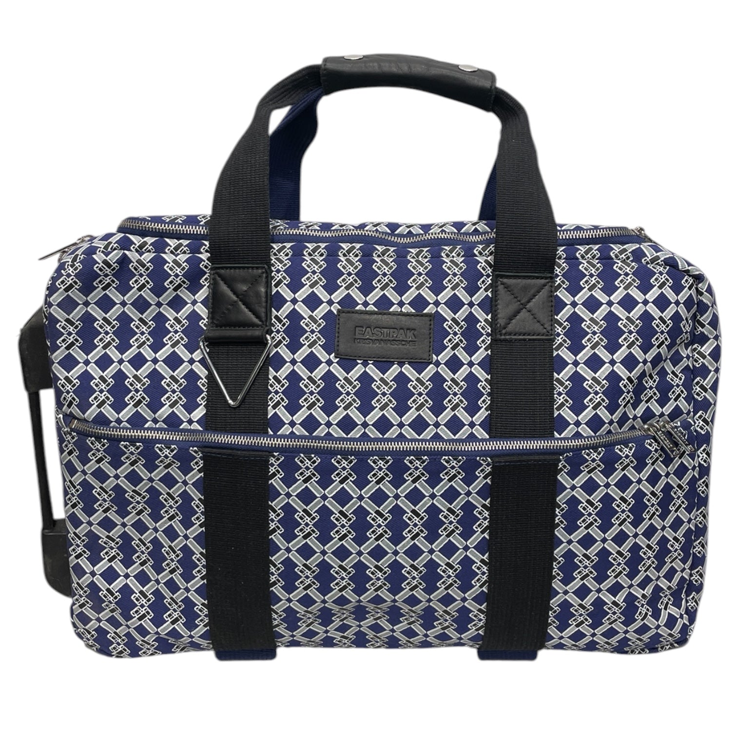EASTPAK/KRISVANASSCHE/Luggage/Border/Cotton/NVY/CARRY ON W/ SIDE HANDLE view 1