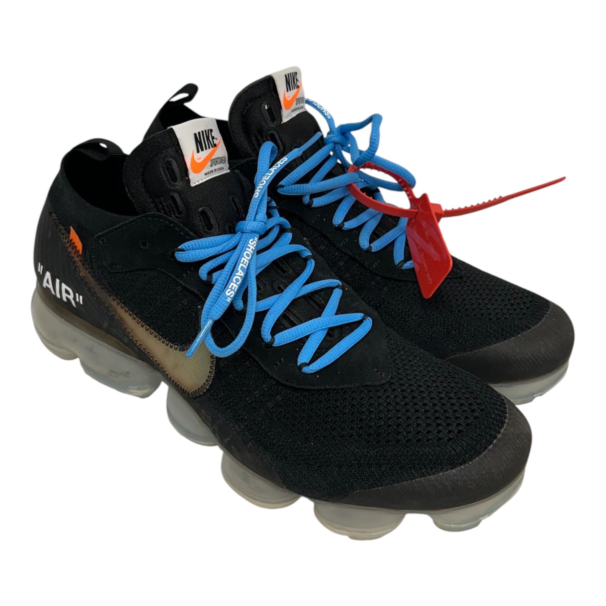 NIKE/OFF-WHITE/Low-Sneakers/US 12/BLK/Off-White Vapormax view 1