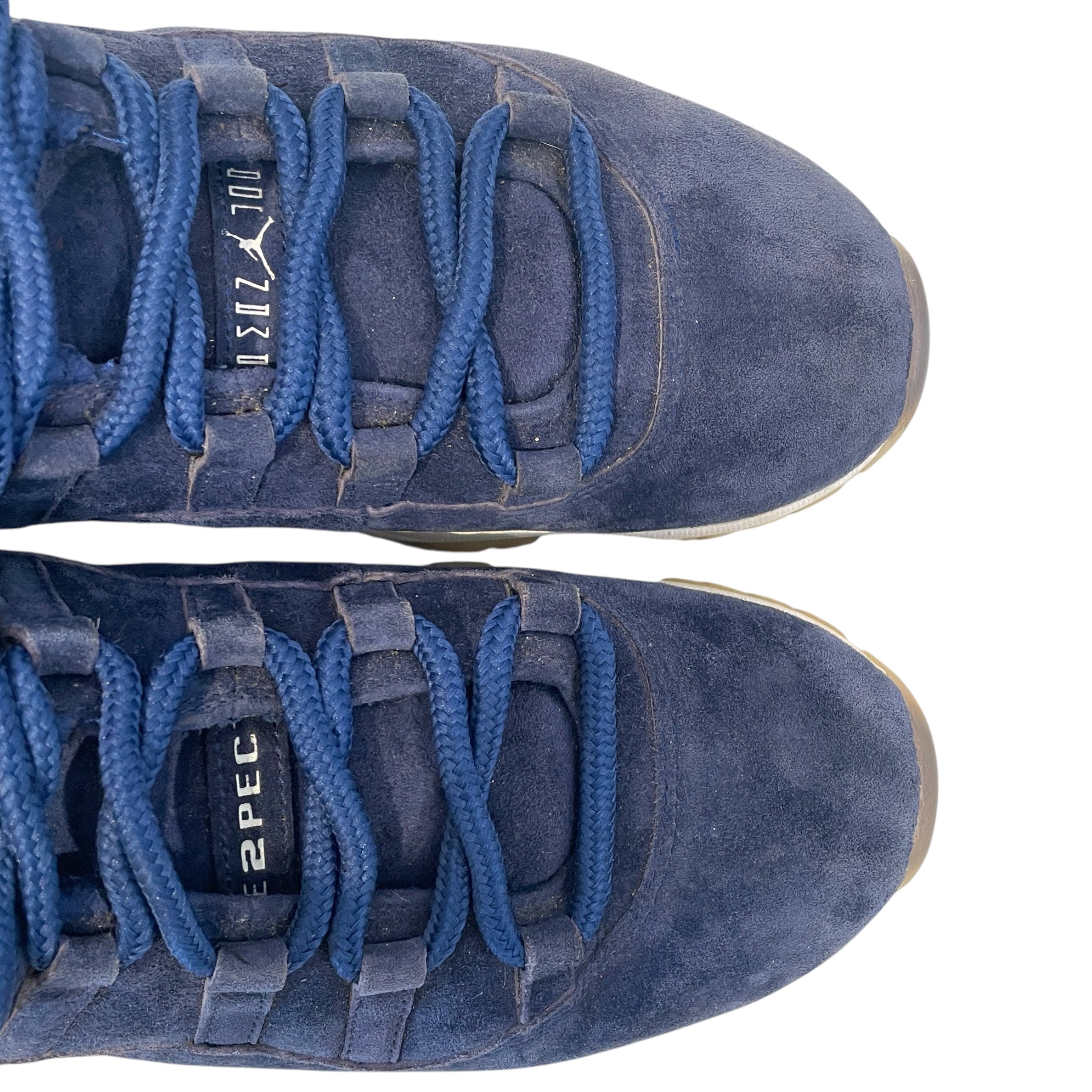 NIKE/Low-Sneakers/US 10.5/Velour/BLU/jordan 11 jeter view 4