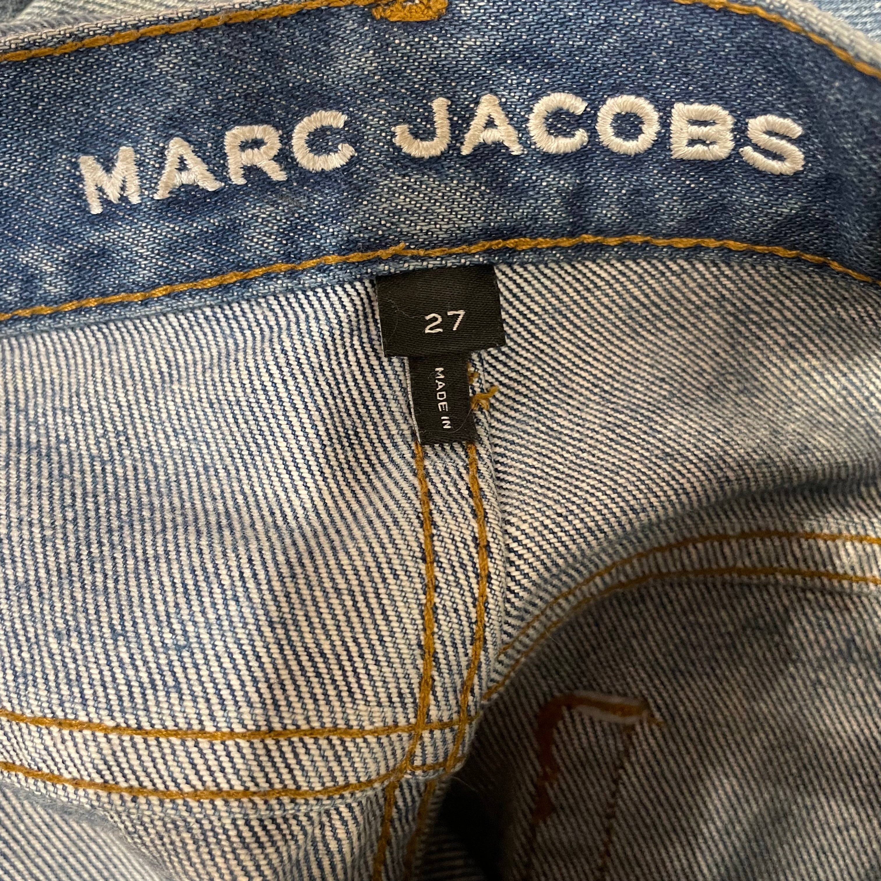 MARC JACOBS/Straight Pants/27/Denim/BLU/The Washed Jean view 3