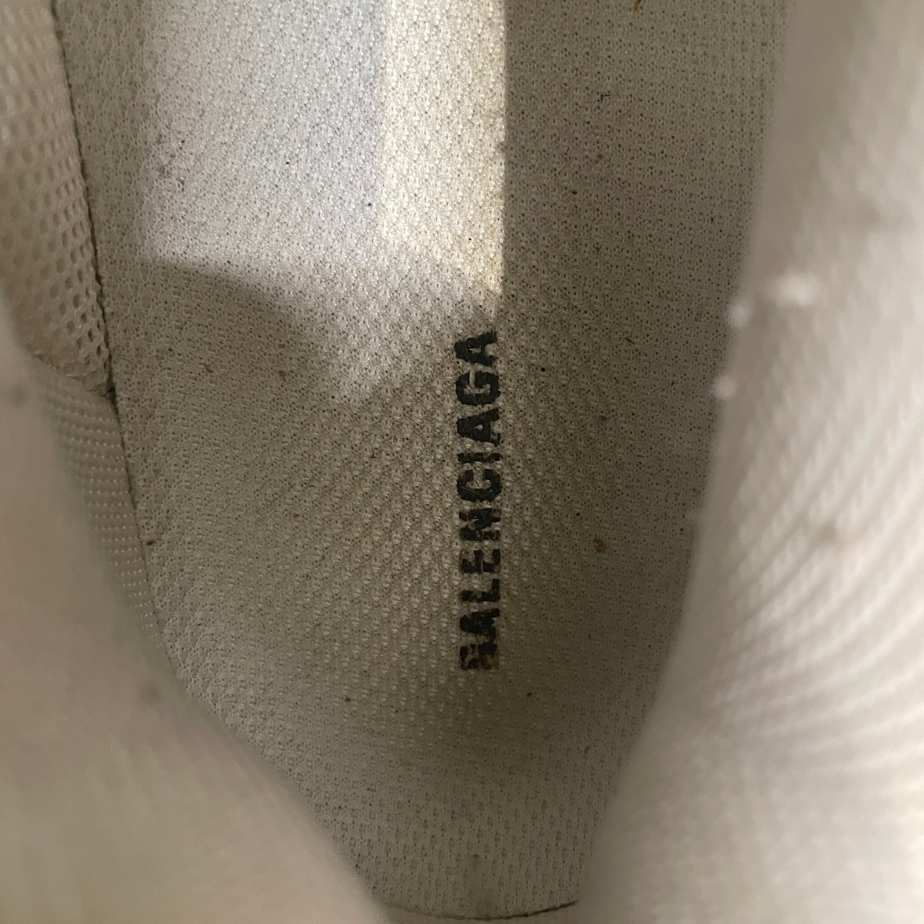 BALENCIAGA/Low-Sneakers/EU 43/Nylon/WHT/RAINBOW SOLE view 6