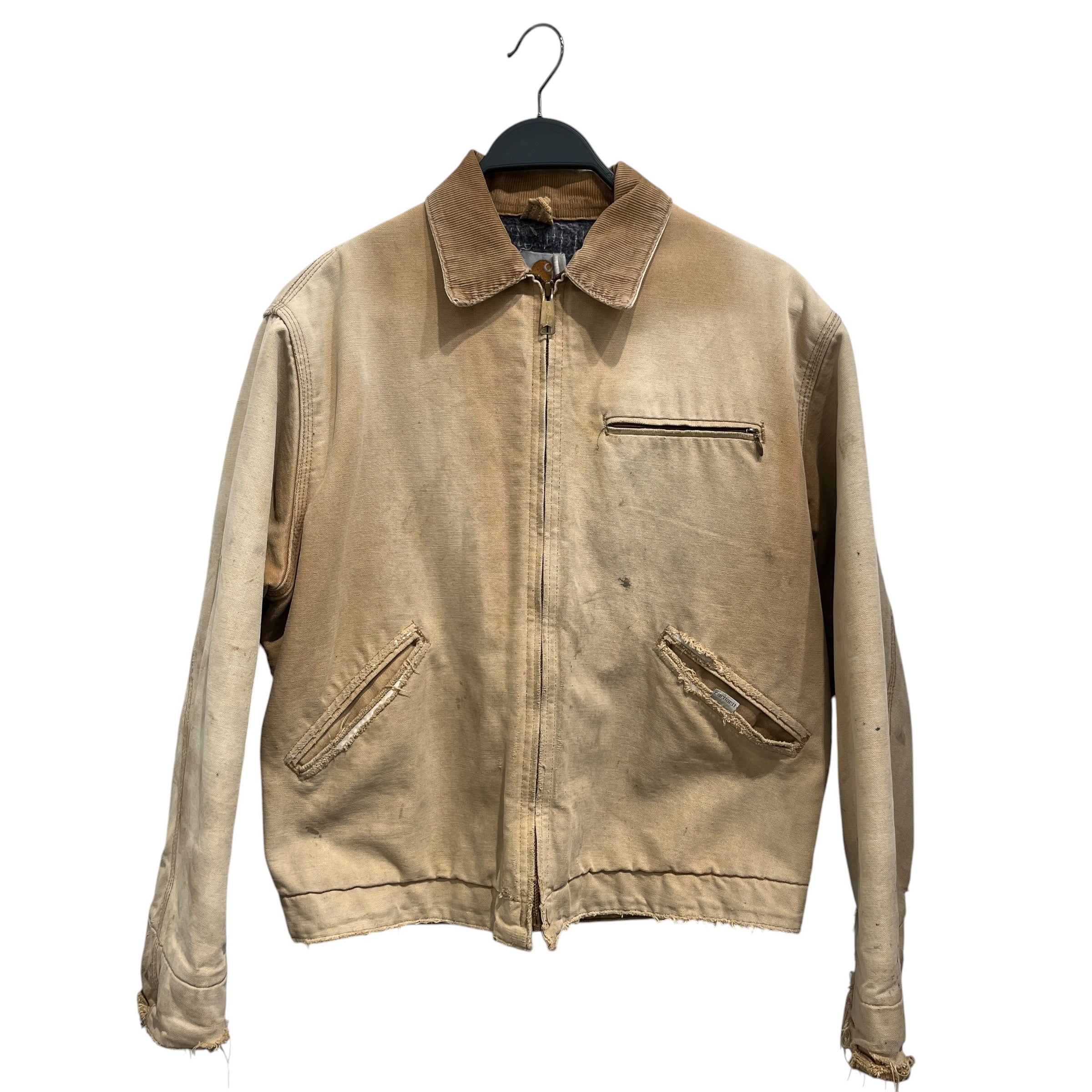 Carhartt/Vintage/Jacket/M/L/Cotton/KHK/Distressed Detroit JKT view 1