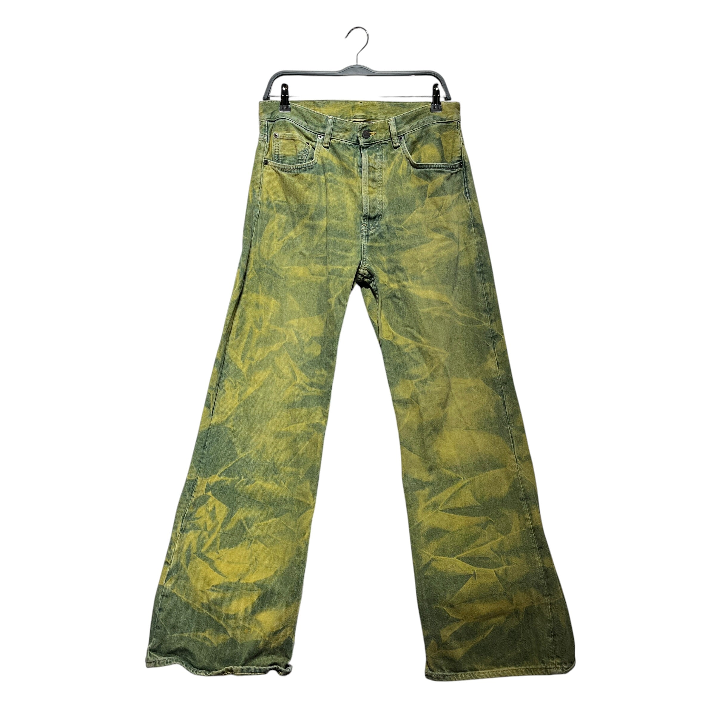 Acne Studios/Bootcut Pants/30/Denim/GRN/TIE DYE FLARE view 1