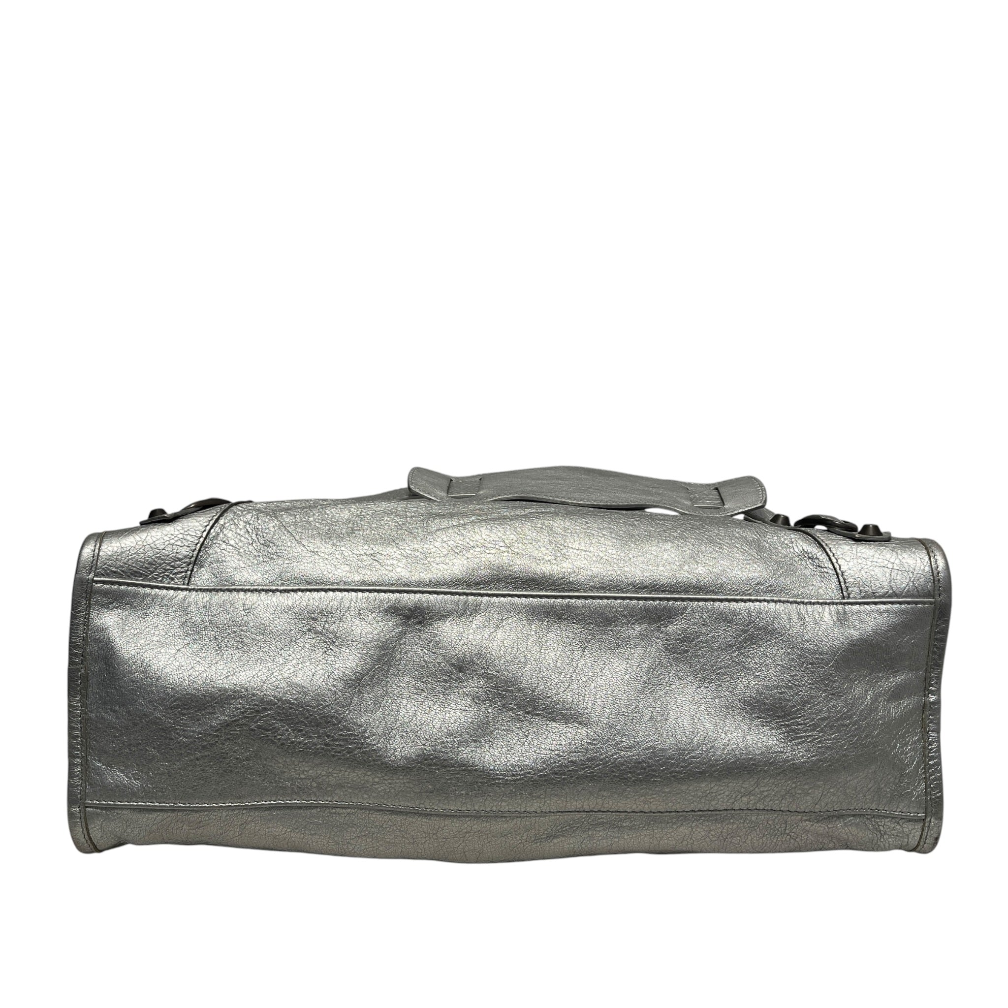 BALENCIAGA/Bag/Leather/SLV/LE CITY BAG view 4