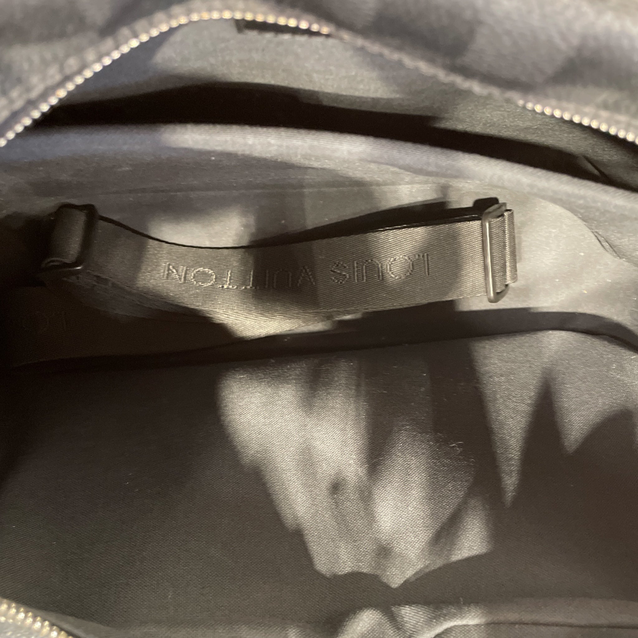 LOUIS VUITTON/Luggage/All Over Print/Leather/BLK/LAPTOP TRAVEL BAG view 4