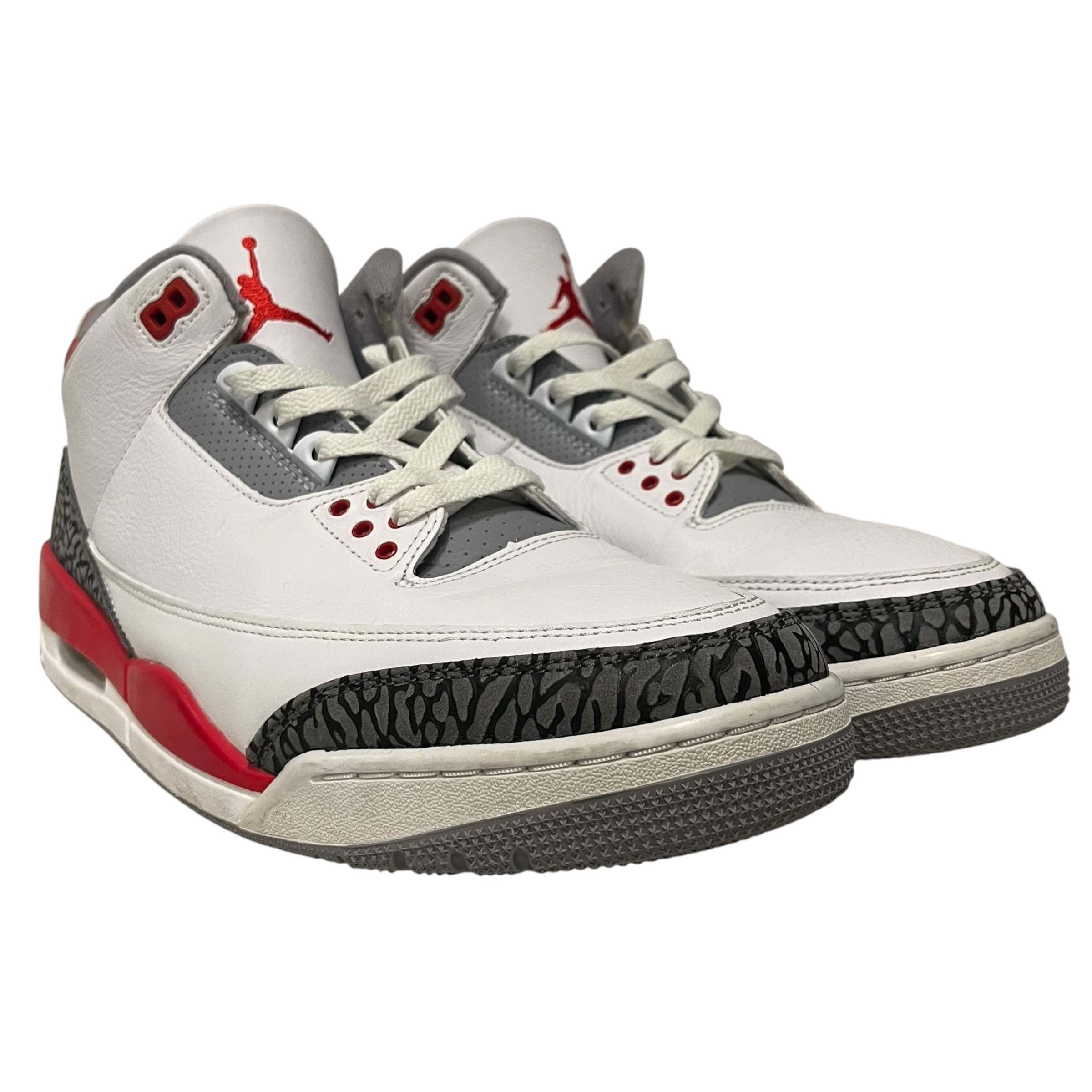 NIKE/Hi-Sneakers/US 12/Leather/RED/ORDAN 3 RETRO FIRE RED view 1