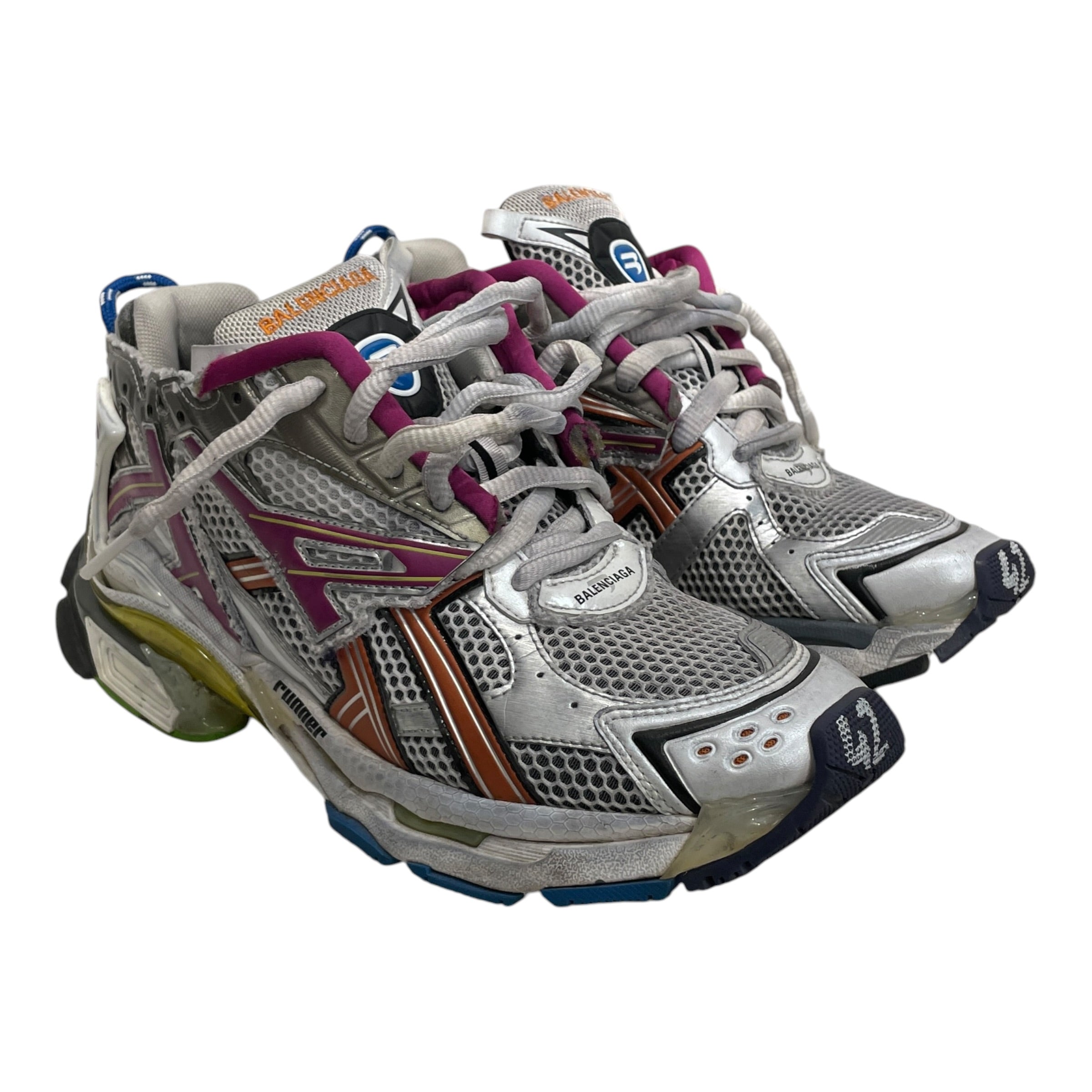 BALENCIAGA/LOW SNEAKERS/EU 42/GRY/RUNNER MULTI view 1