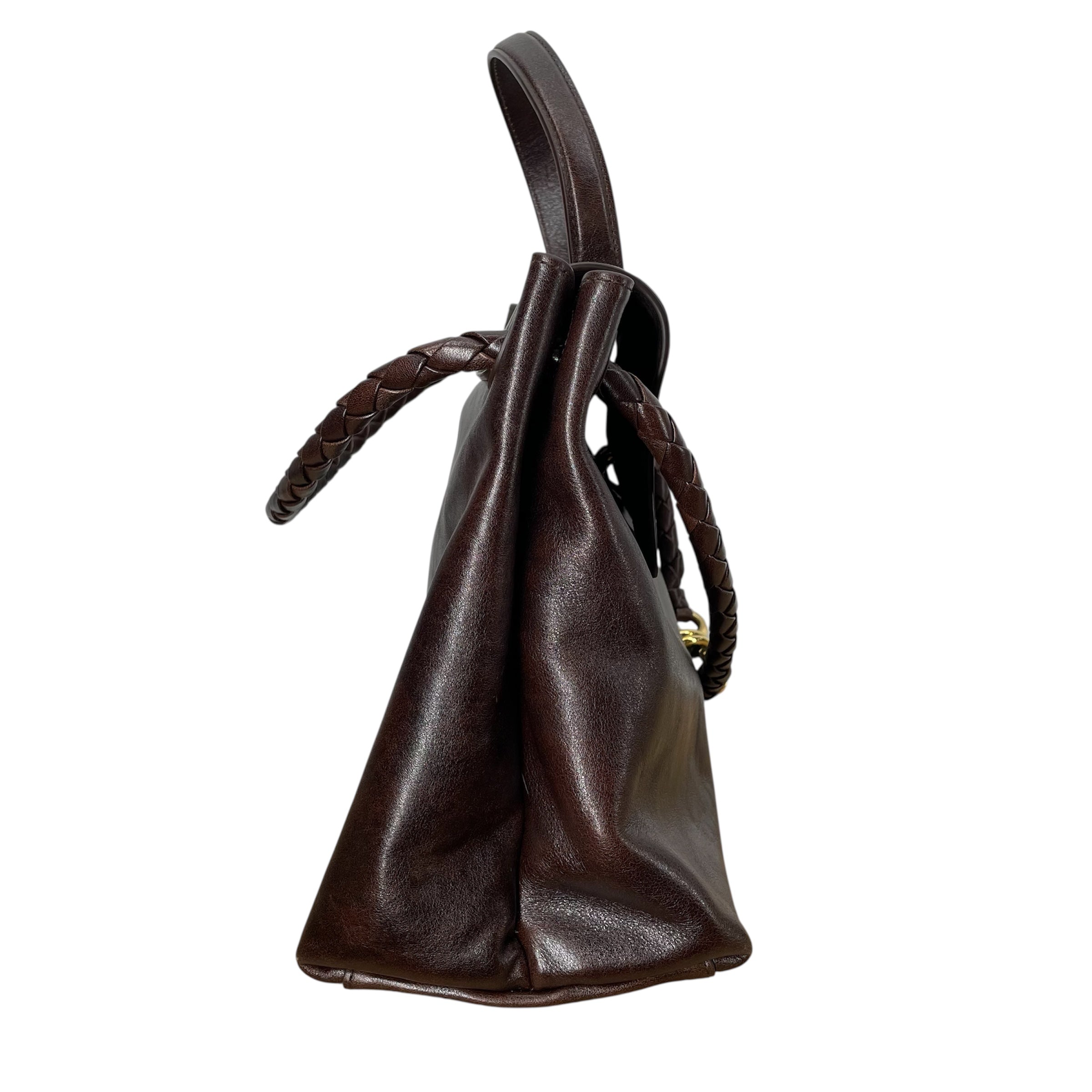 BOTTEGA VENETA/Hand Bag/Leather/BRW/CIAO CIAO SMALL view 3