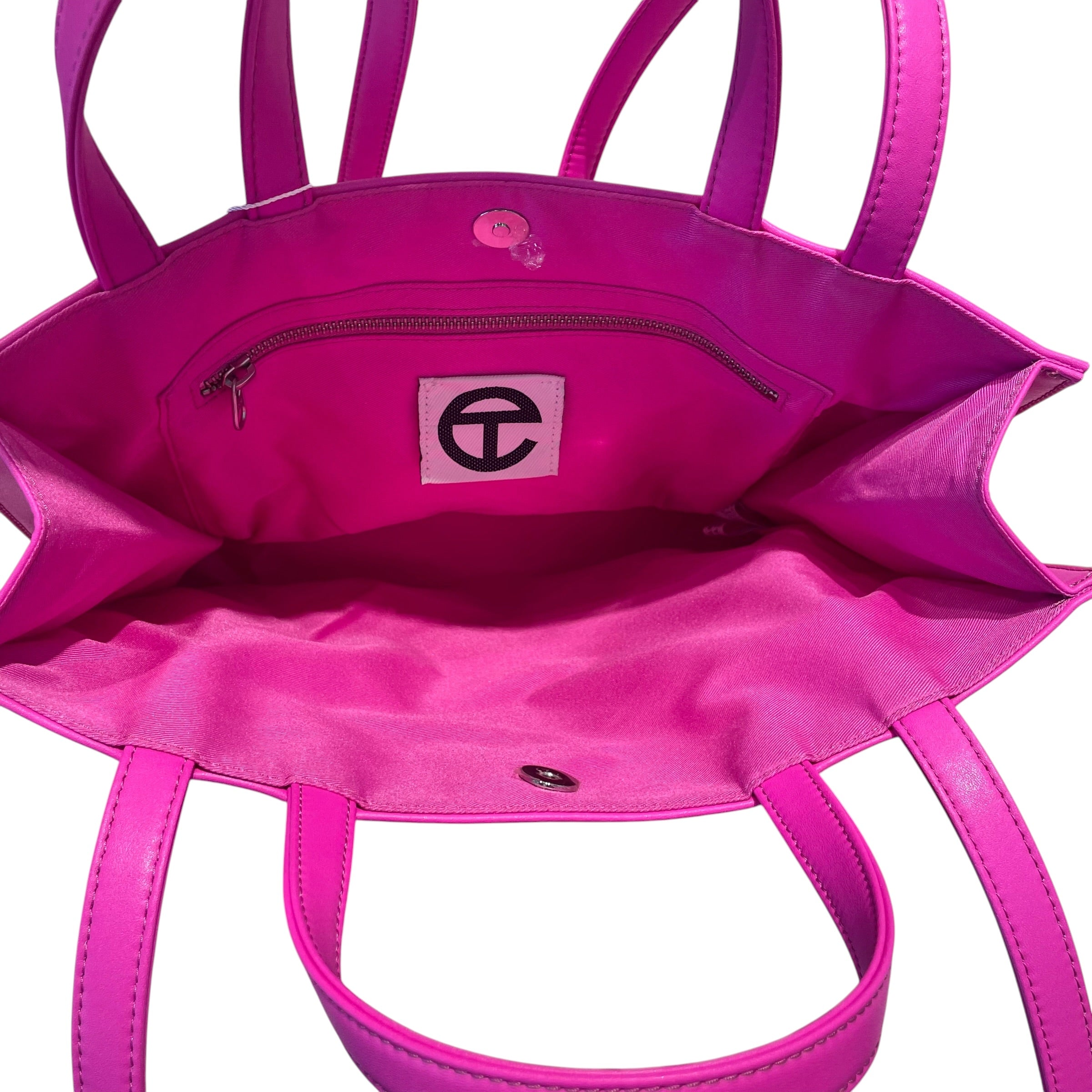 Telfar/Tote Bag/Leather/PNK/Medium Azalea Shopping Bag view 3