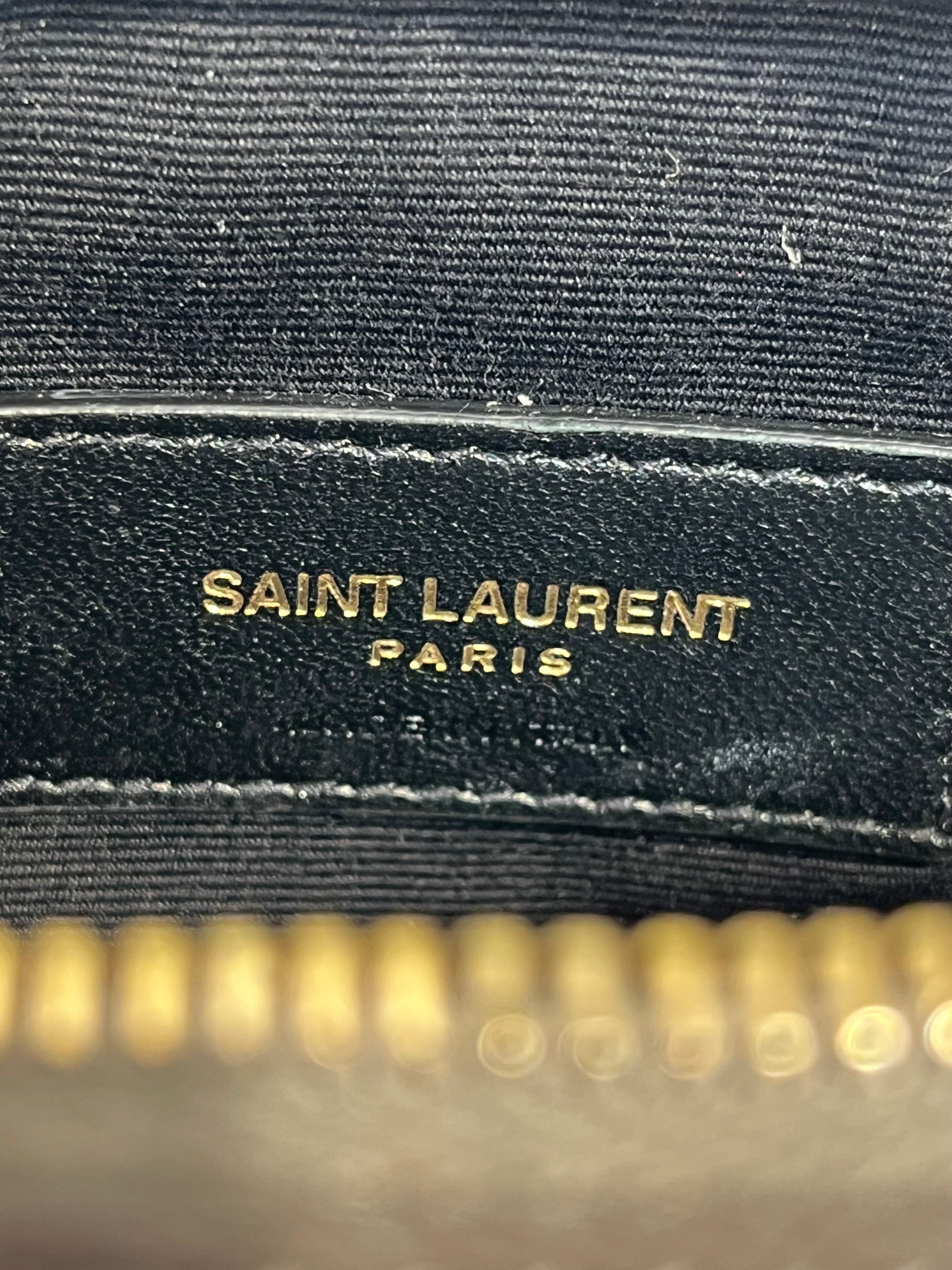 YVES SAINT LAURENT/Cross Body Bag/Leather/GRY/MINI LOU CAMERA BAG view 6