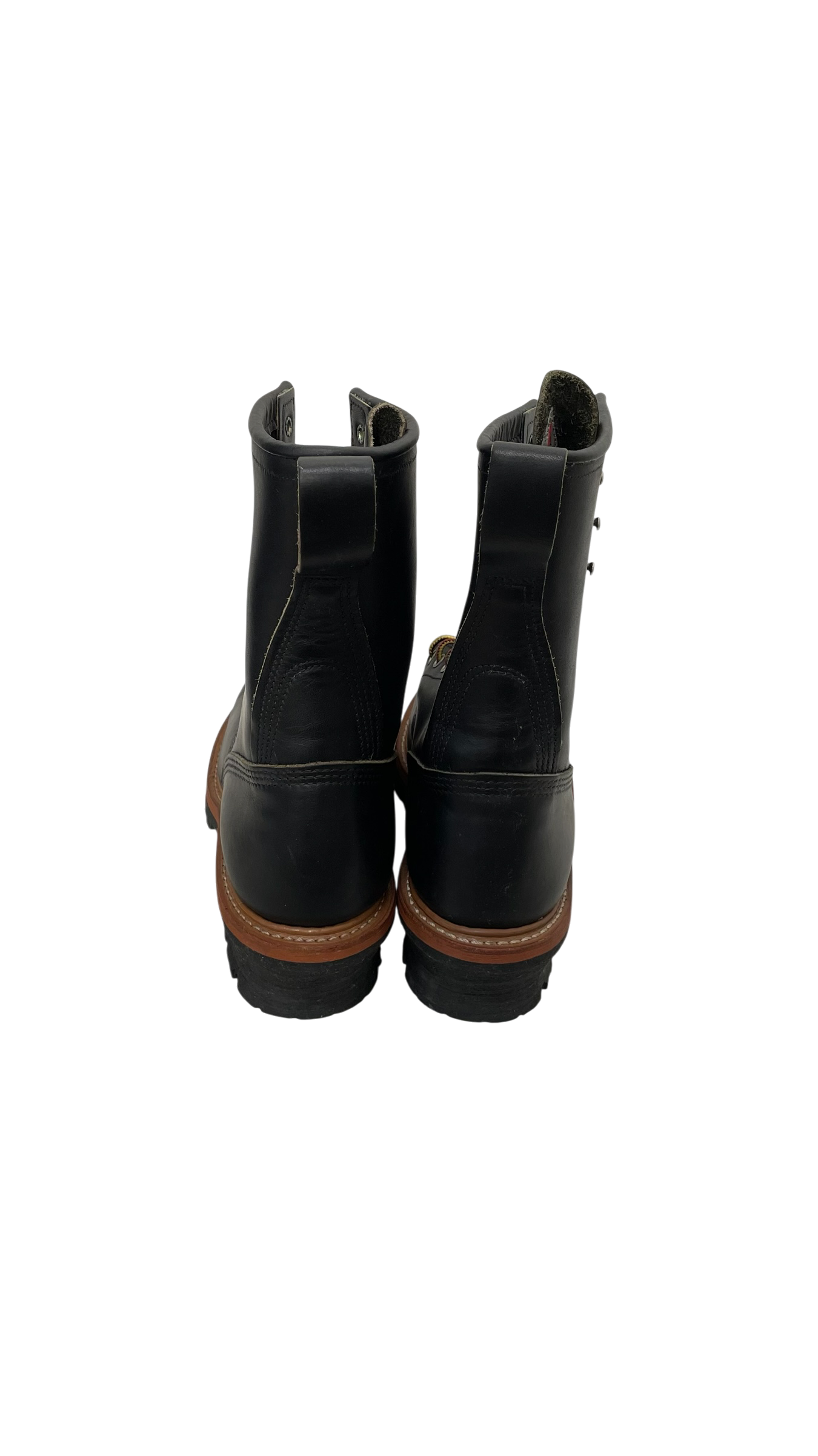 RED WING/Lace Up Boots/US 10.5/Leather/BLK/STEEL TOE LOGGER view 4