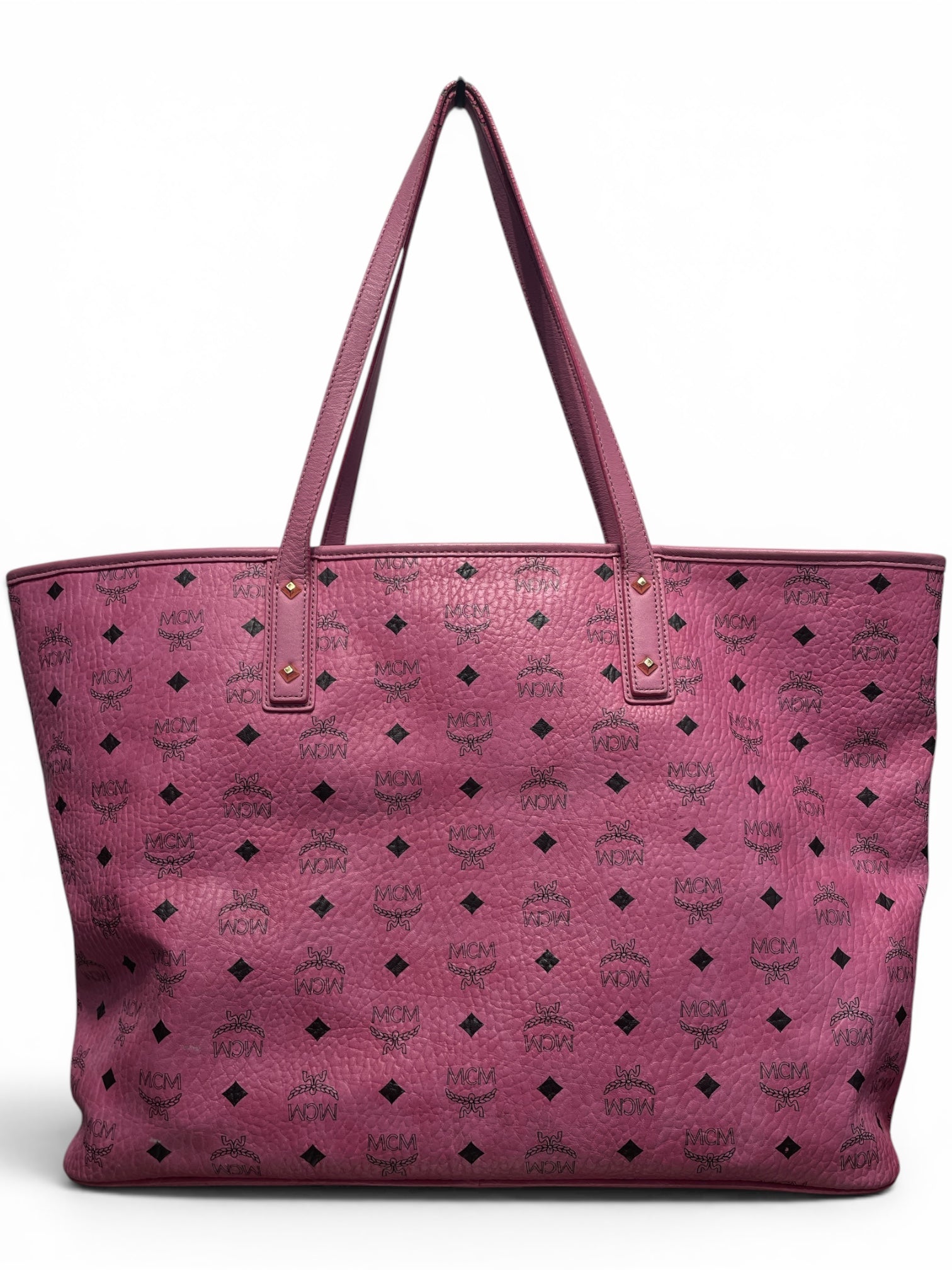 MCM/Tote Bag/Leather/PNK/TOTE W/ POUCH view 2