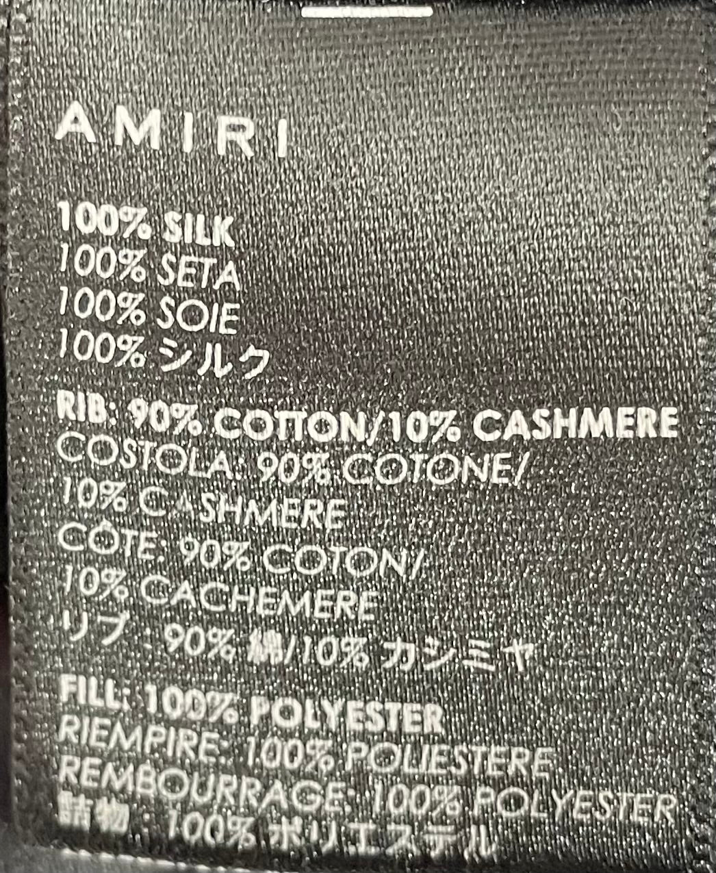 AMIRI/Puffer Jkt/48/Nylon/RED/RED VRSITY JKT BTTN UP view 3