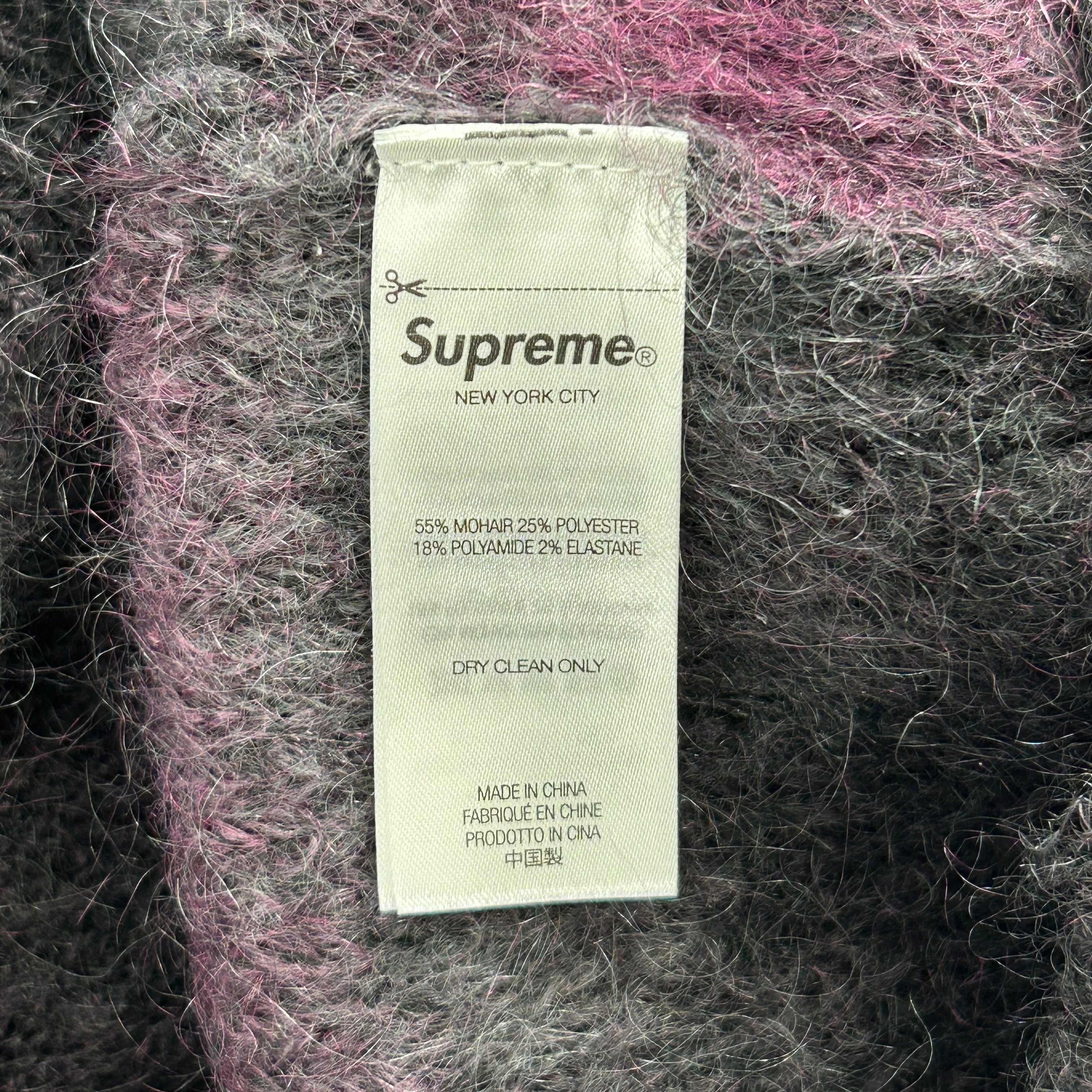HYSTERIC GLAMOUR/Supreme/Zip Up Hoodie/L/Mohair/MLT/MOHAIR HOODIE ZIP view 4