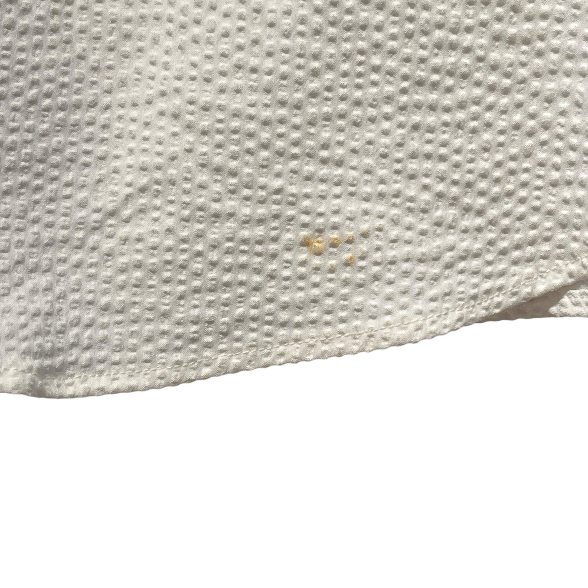 424(FourTwoFour)/SS Shirt/M/Cotton/WHT/TEXTURED view 4