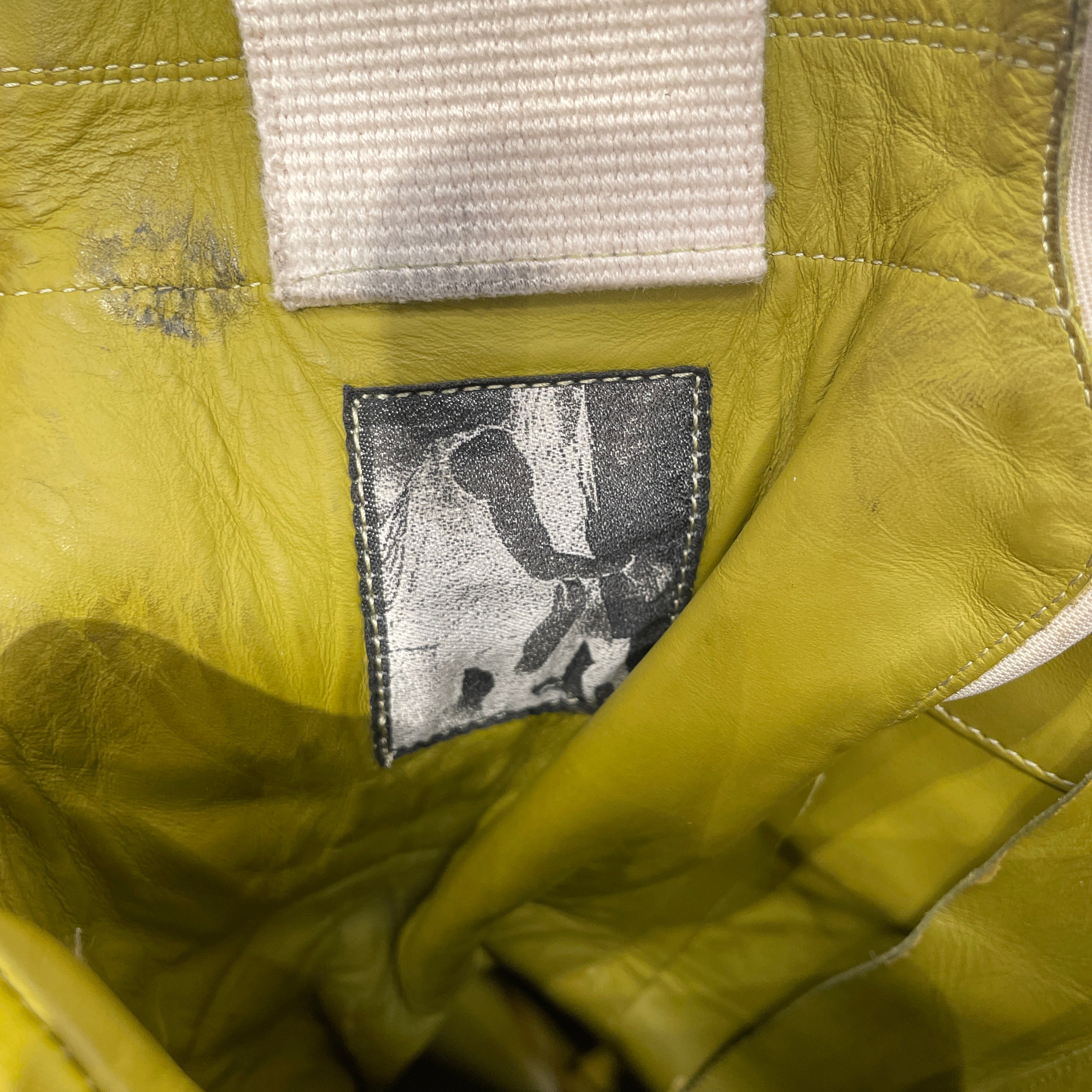 Rick Owens/Hi-Sneakers/EU 48/Leather/GRN/CARGO view 3