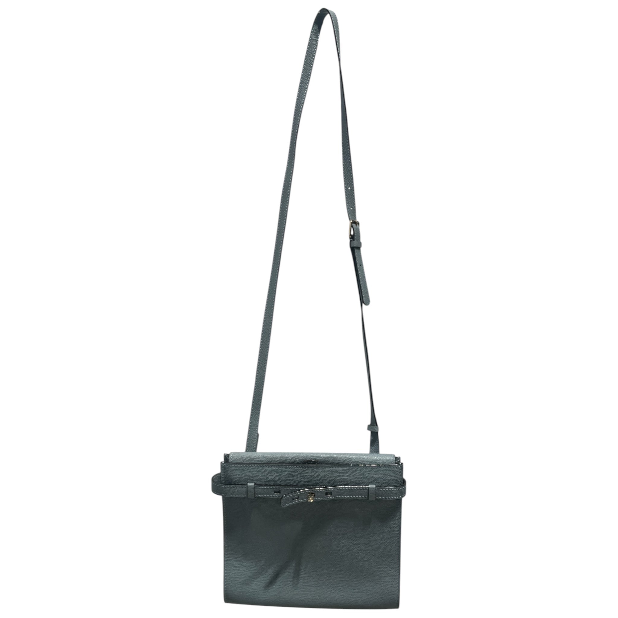 Valextra/Cross Body Bag/Leather/BLU/Brera Crossbody Bag view 1