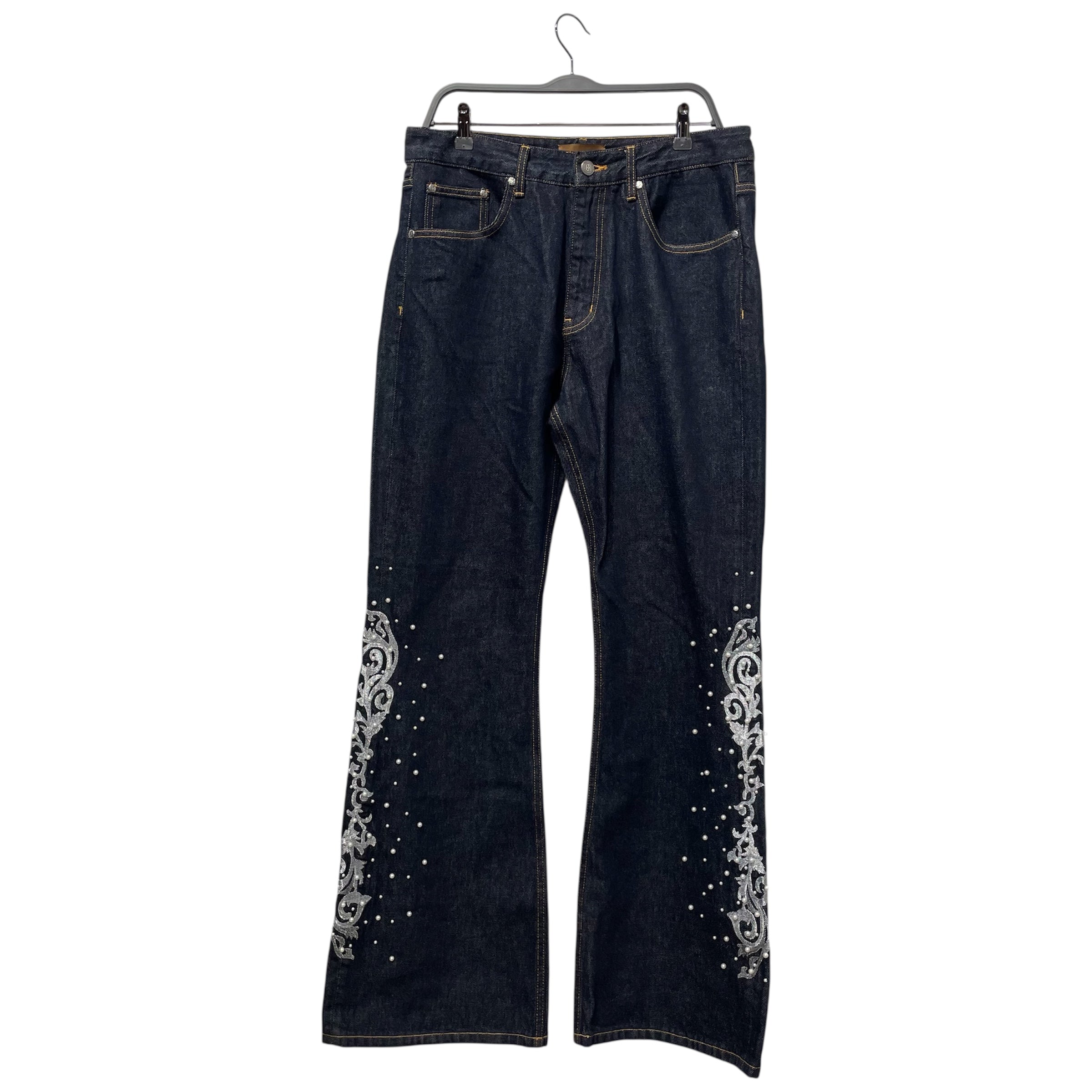 Birth Of Royal Child/Pants/L/Denim/NVY/RHINESTONE view 1