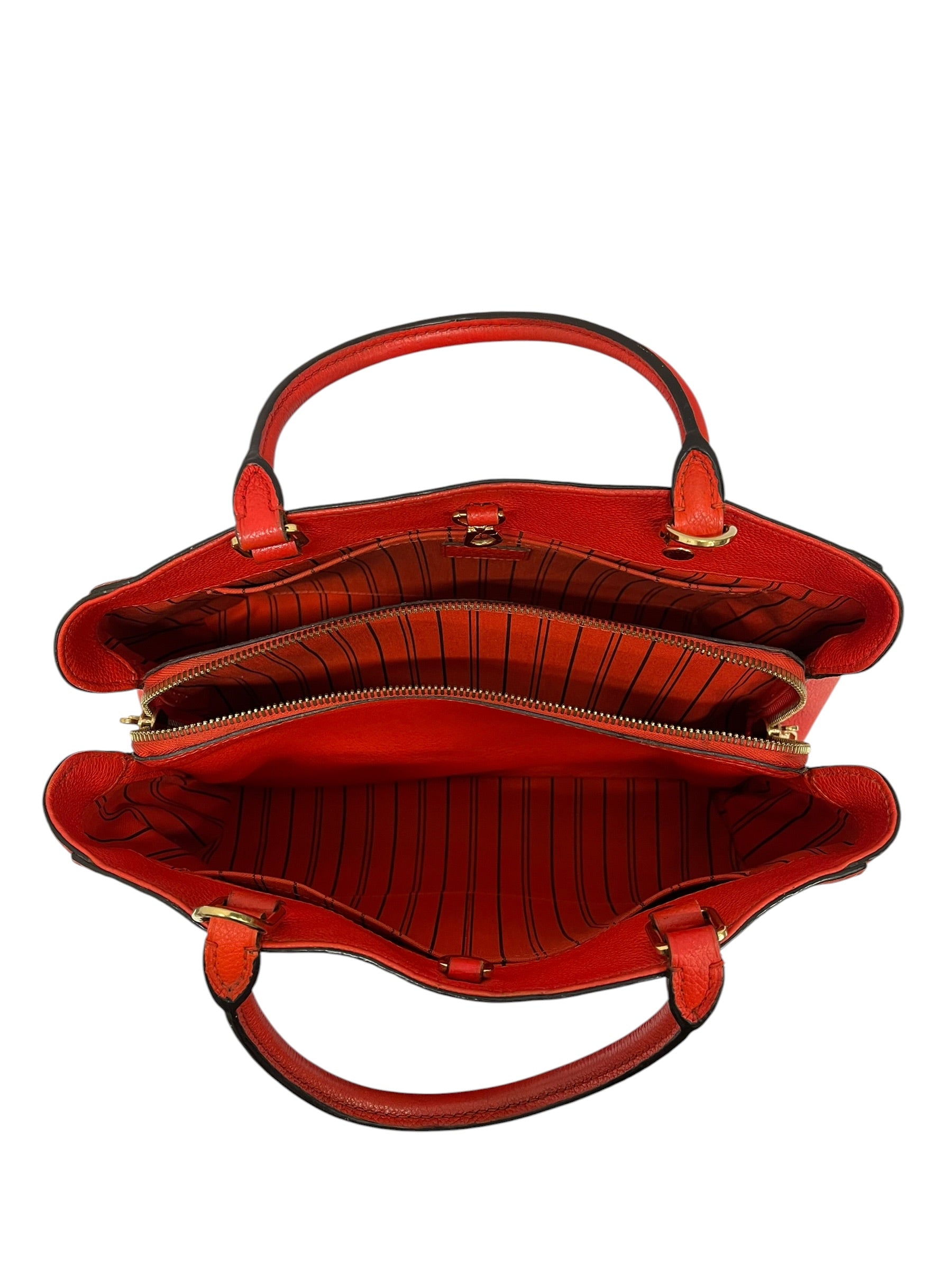 LOUIS VUITTON/Hand Bag/Red/Leather/Monogram/MONTAIGNE MM_MONOGRAM EMPREINTE/M41194 view 5