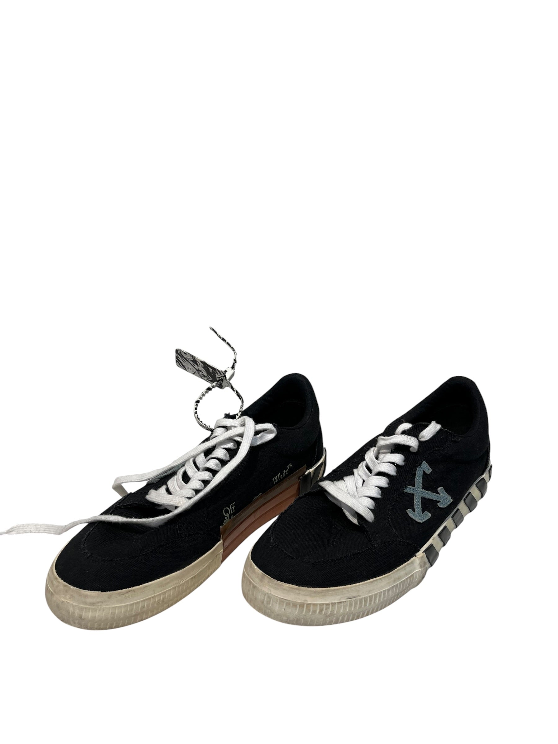 OFF-WHITE/Low-Sneakers/EU 44/Stripe/BLK/VULC LOW ECO CANVAS view 1