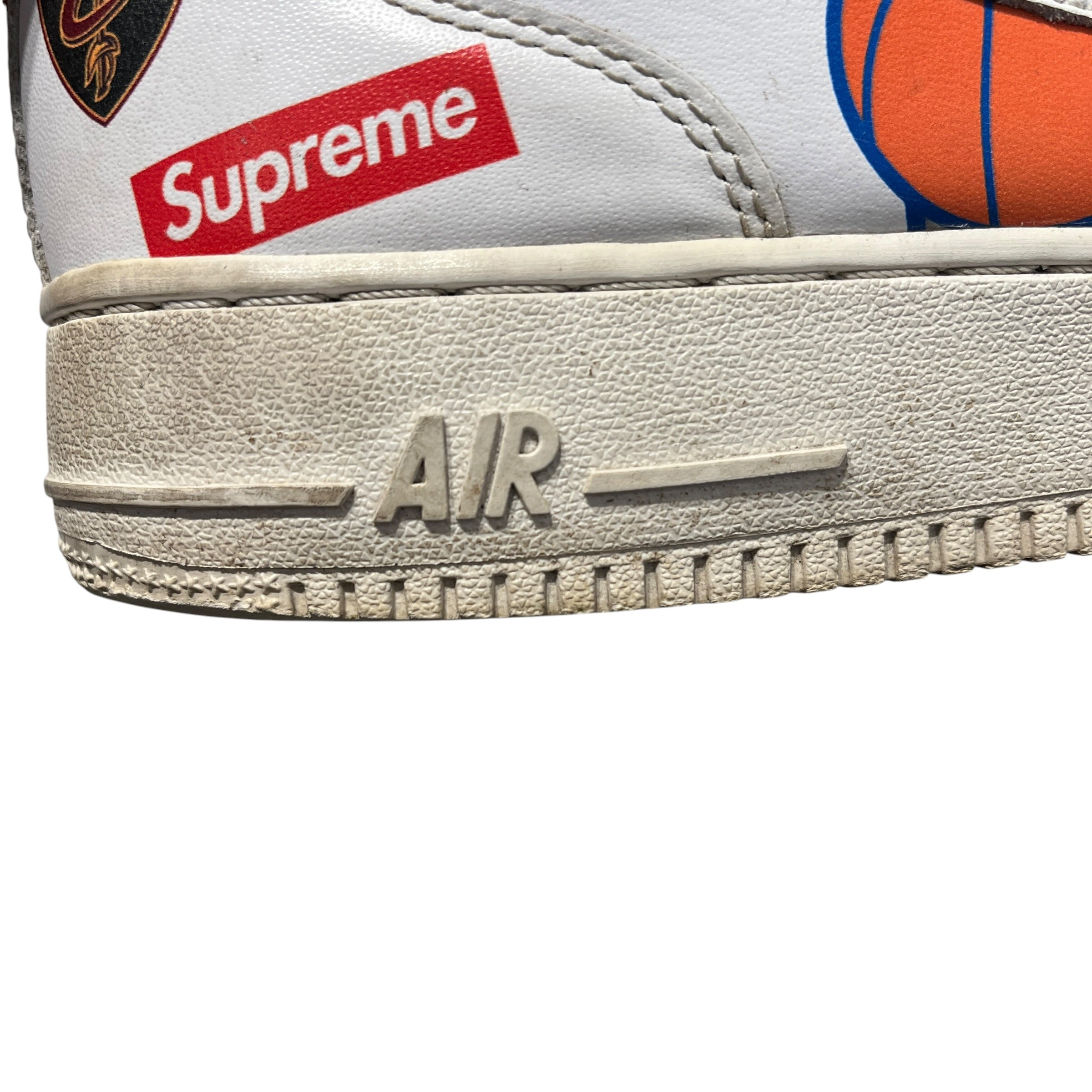 NIKE/Supreme/NBA/Hi-Sneakers/US 11.5/Leather/WHT/air force 1 nba teams view 12