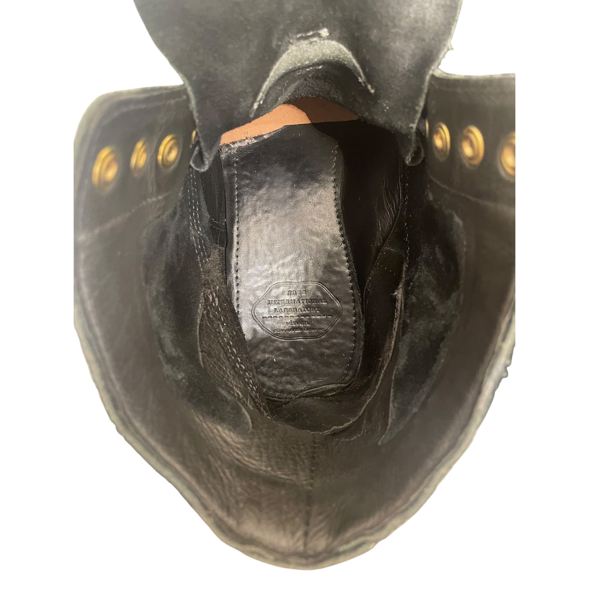 visvim/Lace Up Boots/US 11/Suede/BLK/CREAMSOLE view 5