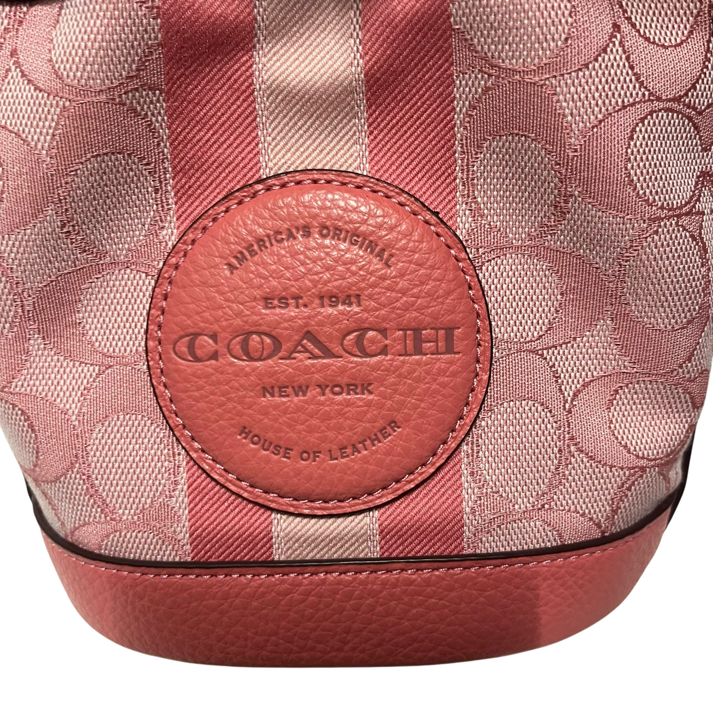 COACH/Cross Body Bag/Monogram/Nylon/PNK/MINI DEMPSEY view 4