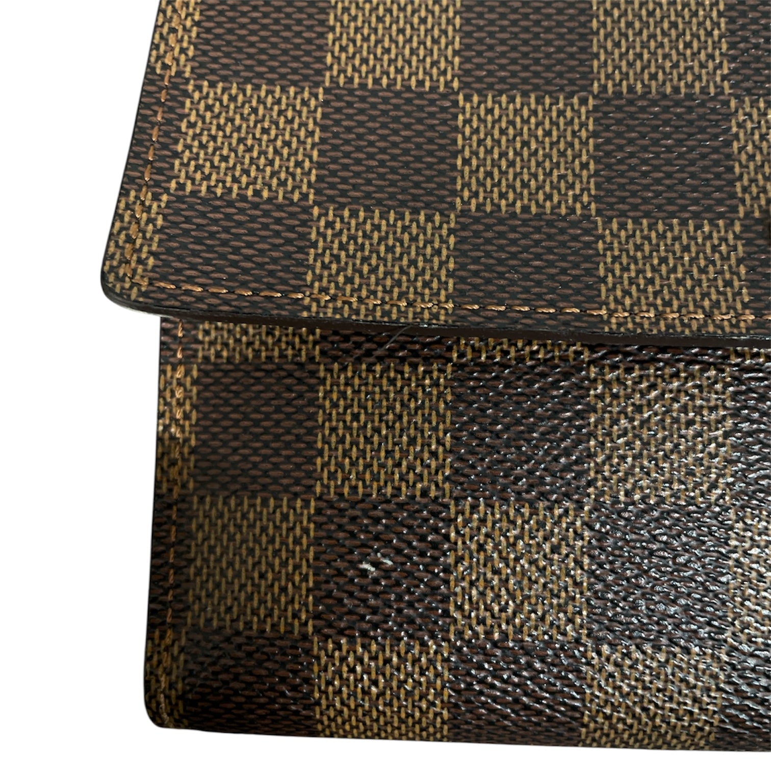 LOUIS VUITTON/Long Wallet/Hombre Check/Leather/BRW/ view 6