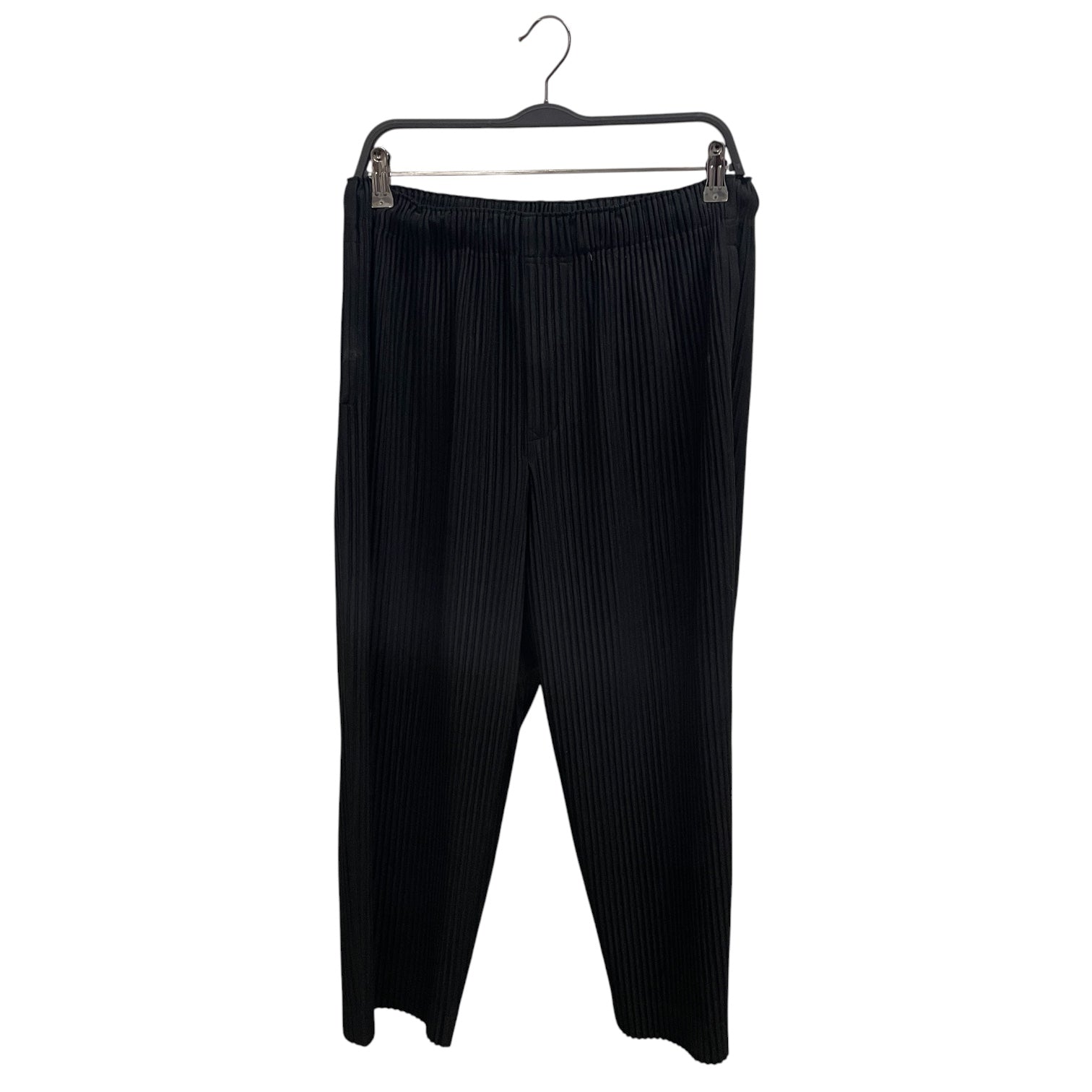 HOMME PLISSE ISSEY MIYAKE/Straight Pants/Polyester/BLK/PLEATED PANTS view 1