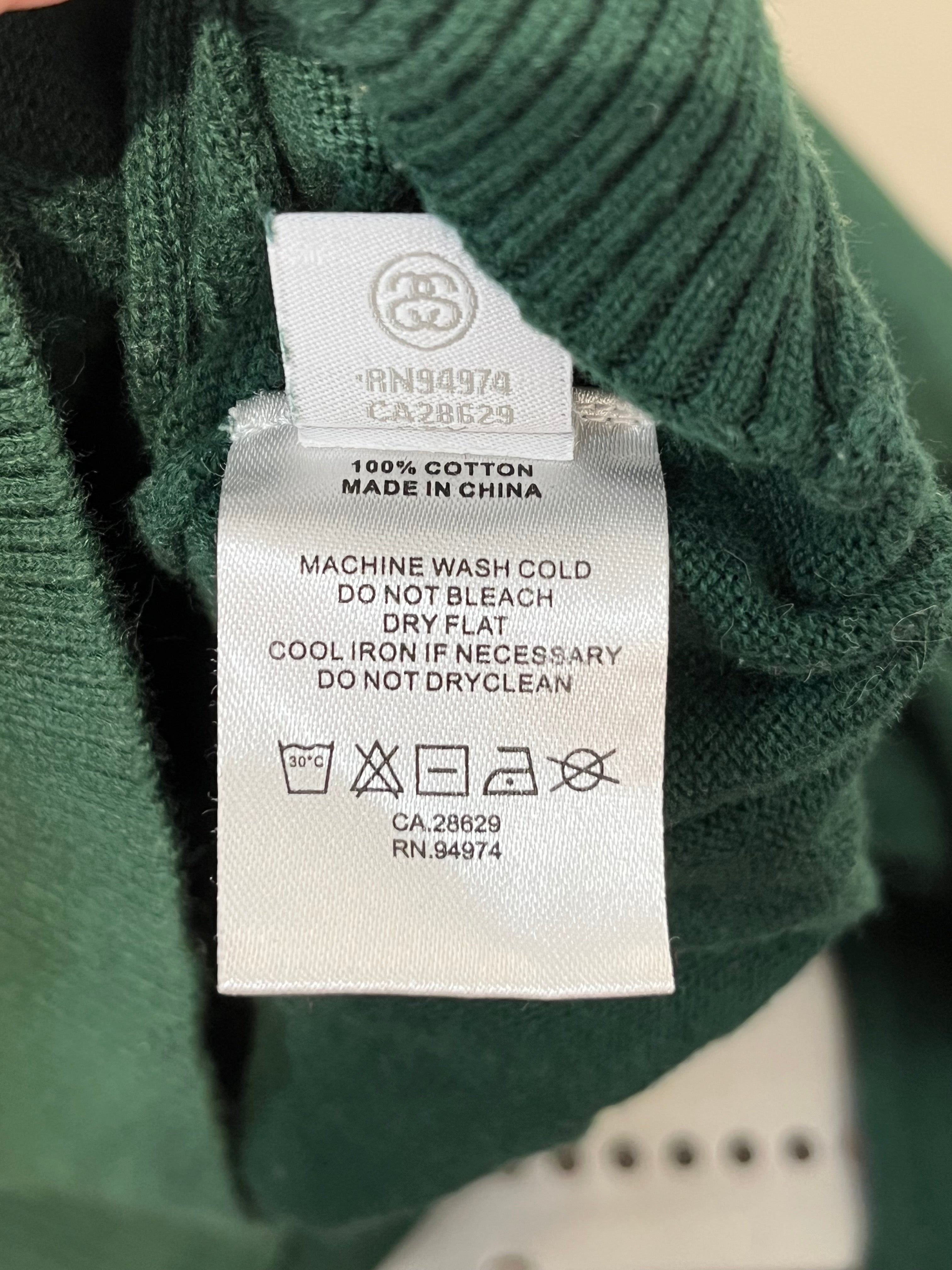 STUSSY/LS Shirt/M/Cotton/GRN/94974 Green LS Knit Polo view 4