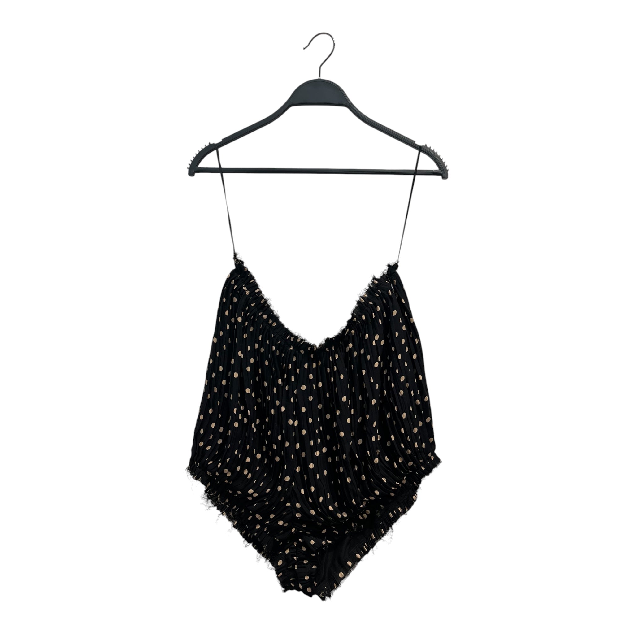 KHAITE/T&B Set/6/Polka dot/Silk/BLK/BLOOMER SHORTS/ BRA TOP view 3