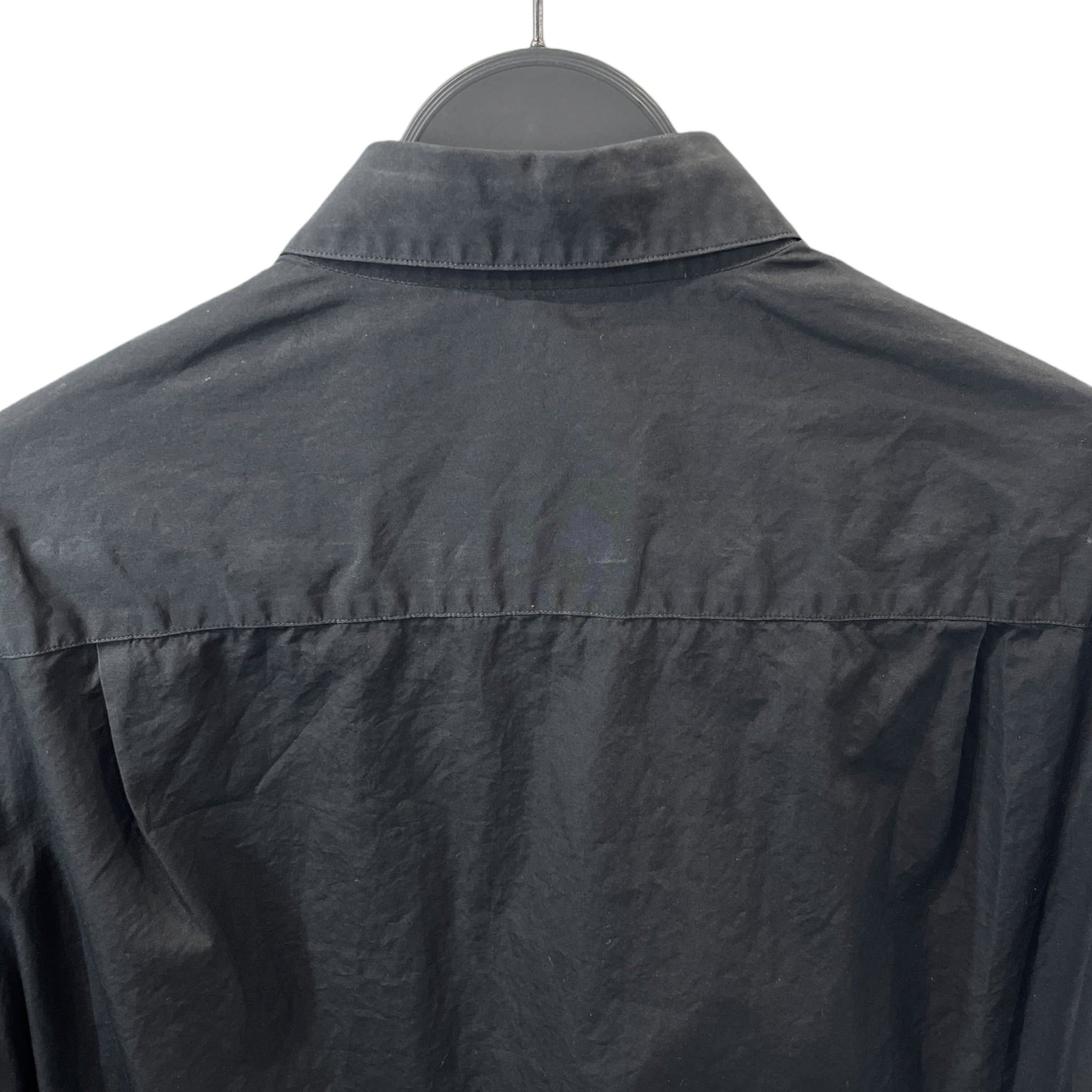 Haider Ackermann/LS Shirt/S/Cotton/BLK/Work/ view 5