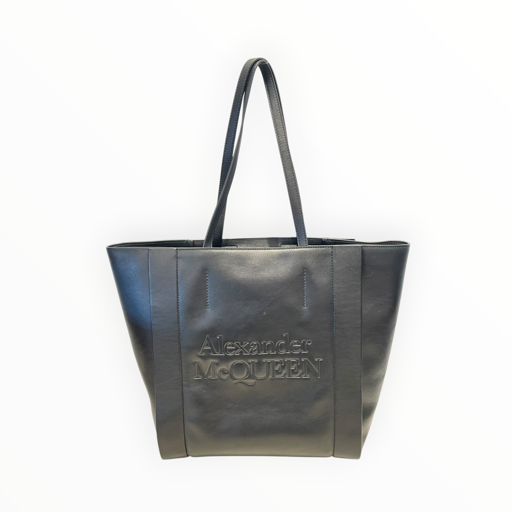 Alexander McQueen/Tote Bag/Leather/BLK/Alexander Mcqueen Shopping tot view 1