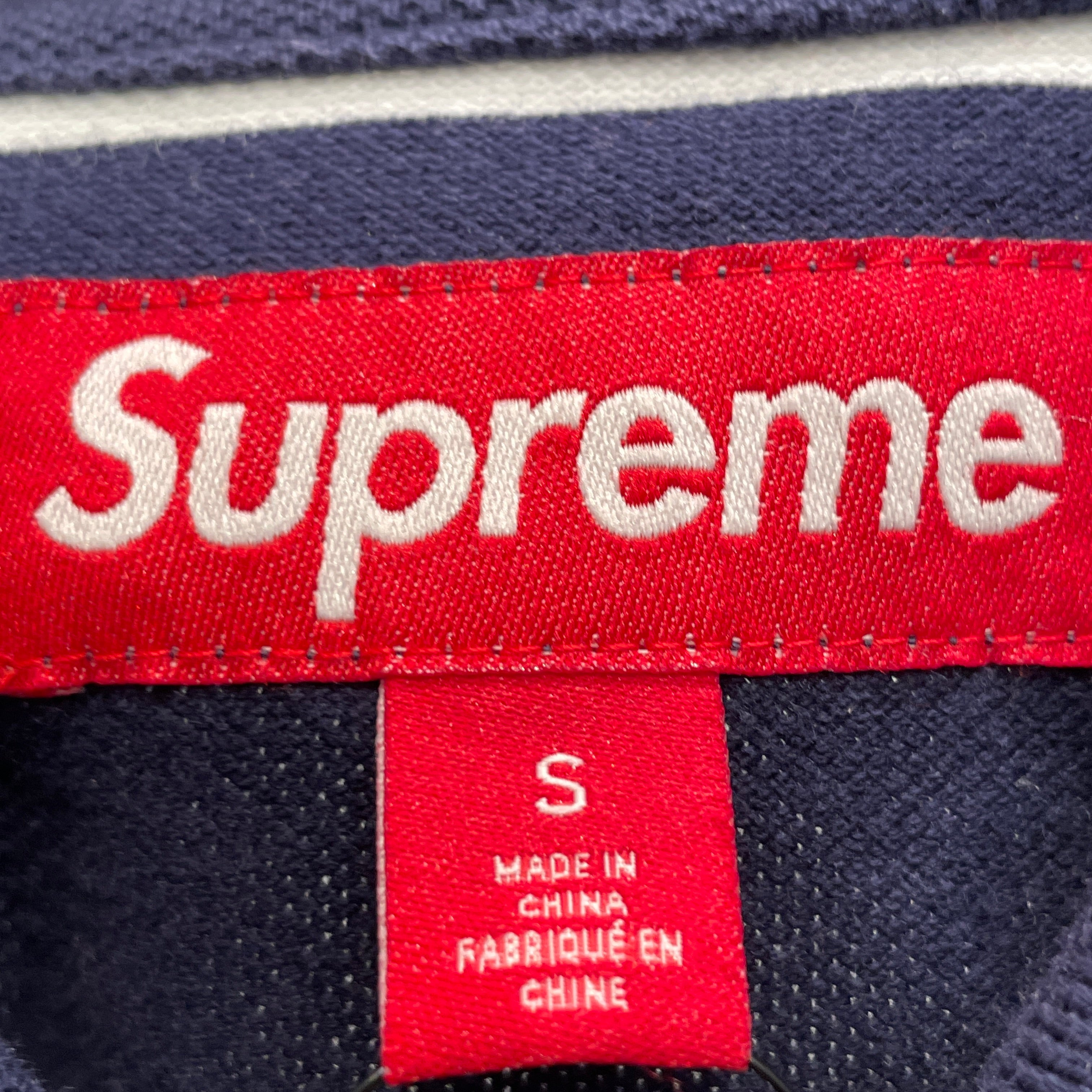 Supreme/T-Shirt/S/Cotton/NVY/Stripe/ORANGE 7 view 3