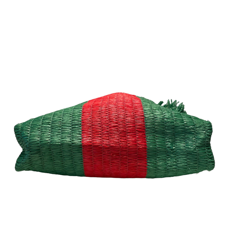 GUCCI/Tote Bag/Stripe/Rayon/GRN/524810