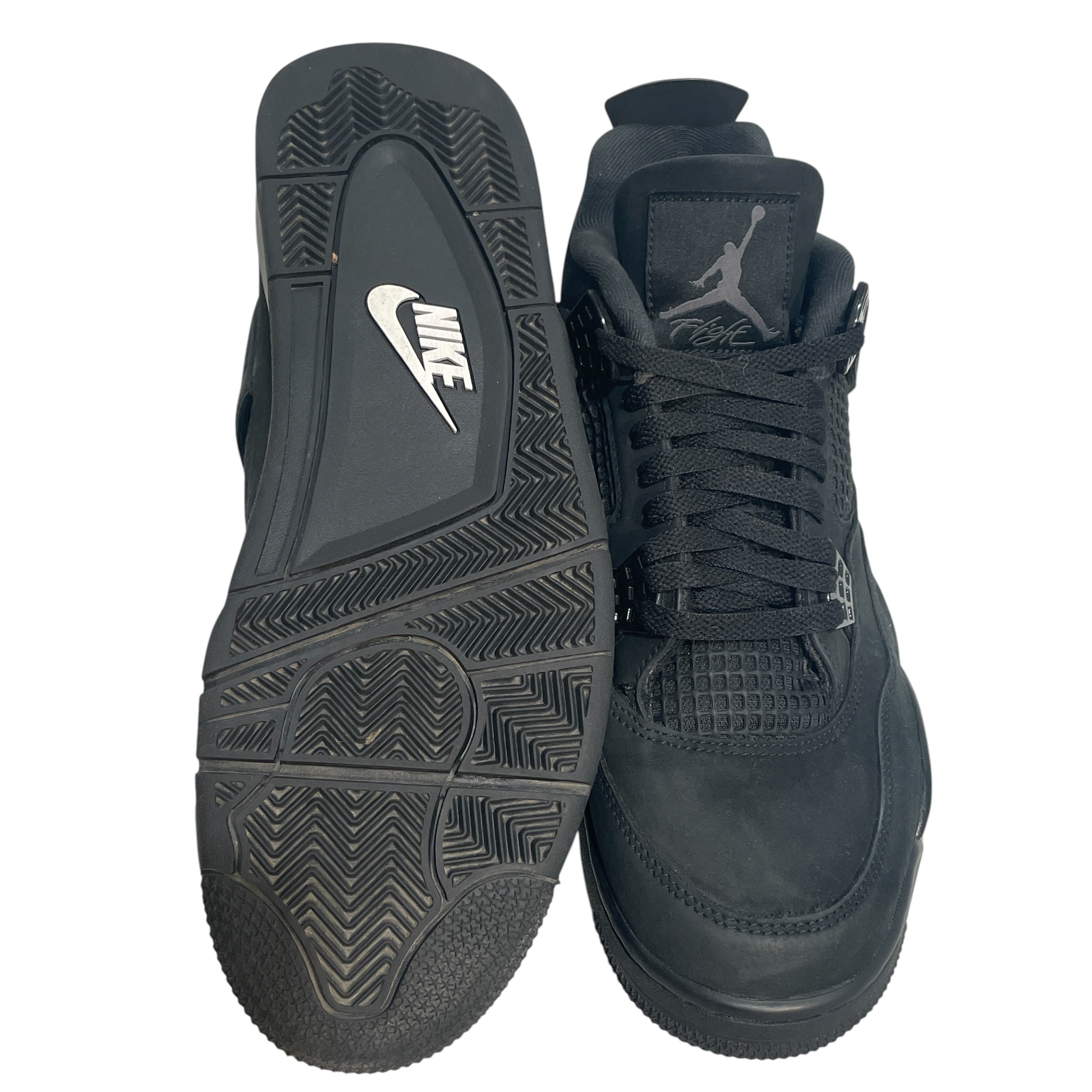 NIKE/Low-Sneakers/US 12/Leather/BLK/Retro 4 'Black Cat' view 4